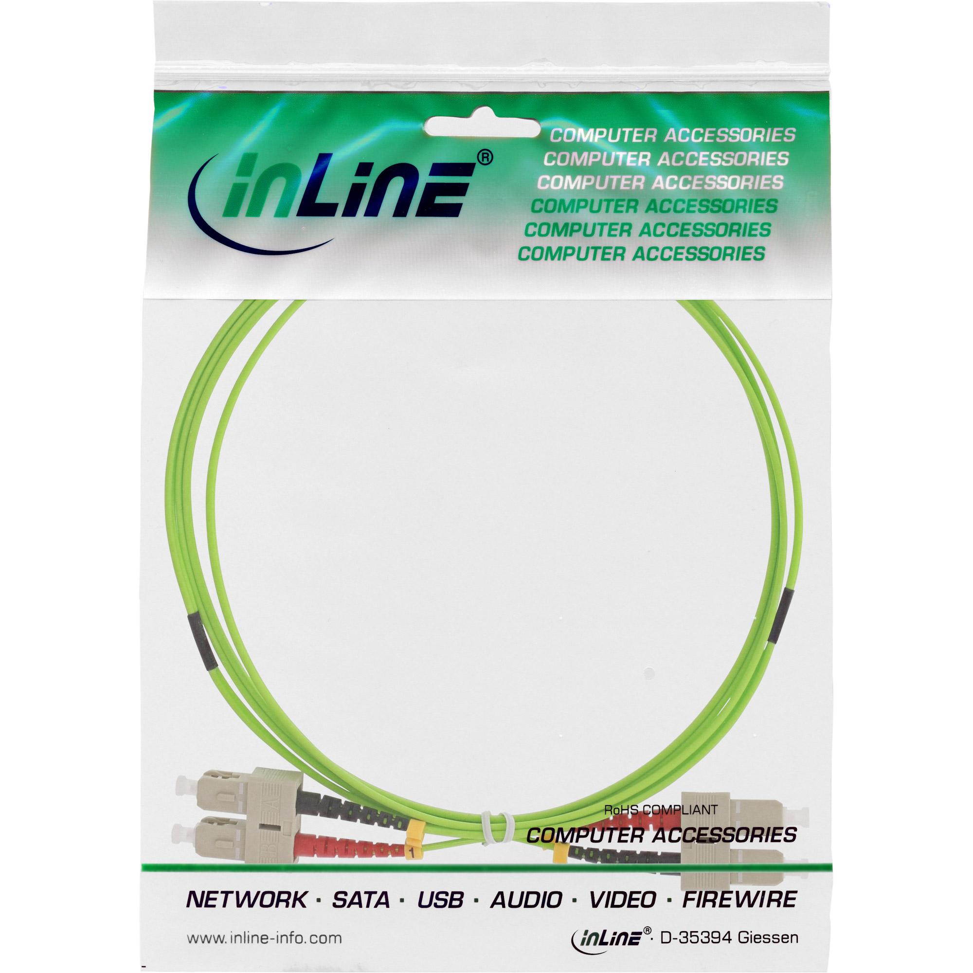 Cavo duplex in fibra ottica - SC-SC - 50-125 - OM5 - 25 m