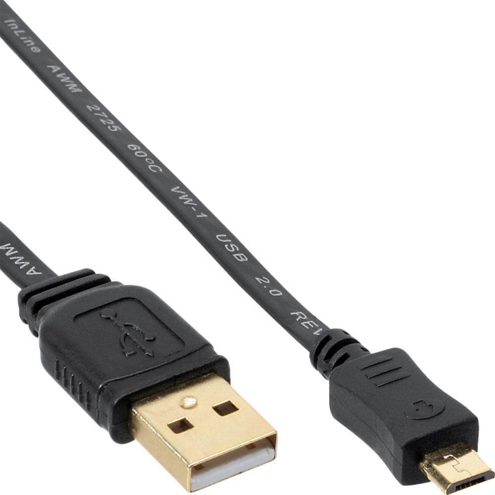 Cavo piatto Micro-USB 2.0:...