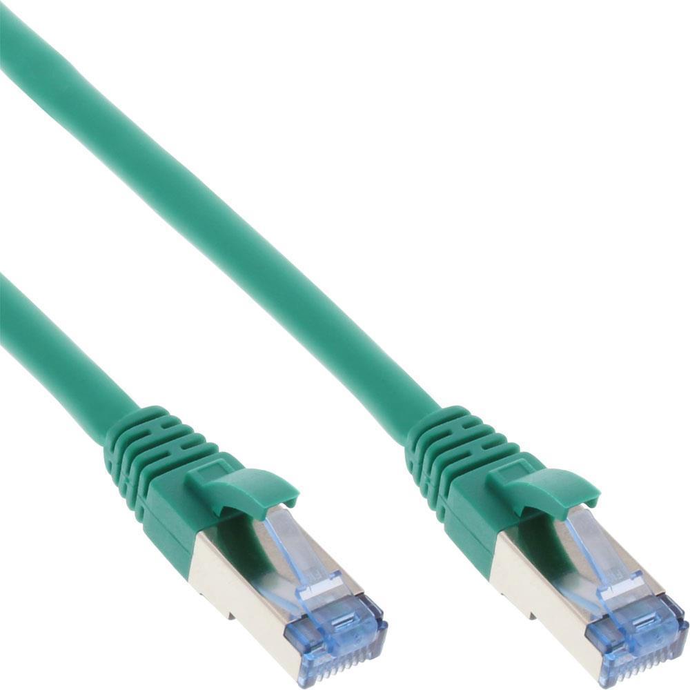 Cavo patch - S-FTP PiMf - Cat.6A - senza alogeni - verde - 15 m