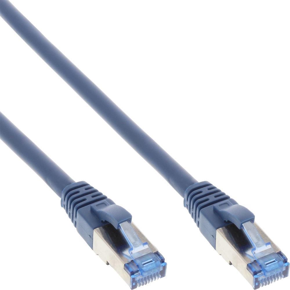 Cavo patch - S-FTP PiMf - Cat.6A - senza alogeni - blu - 20 m