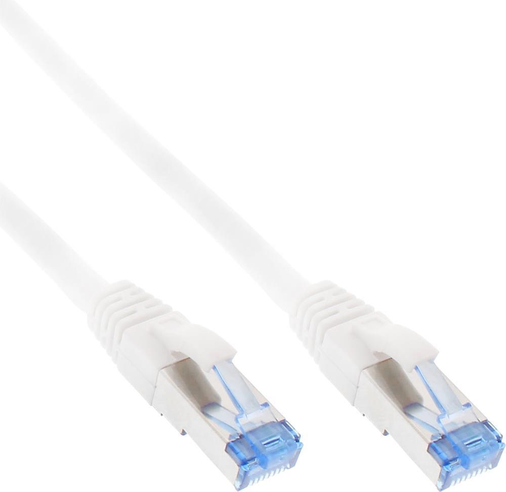 Cavo patch - S-FTP PiMf - Cat.6A - senza alogeni - bianco - 20 m