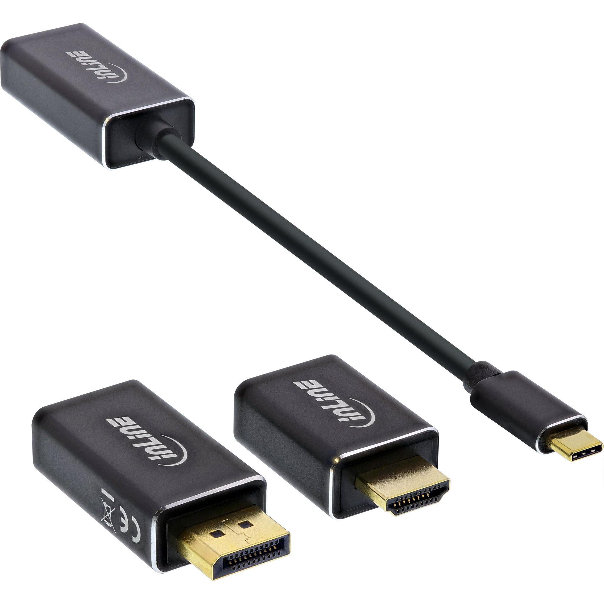 Set convertitore display USB 6 in 1 - 4K-60Hz nero