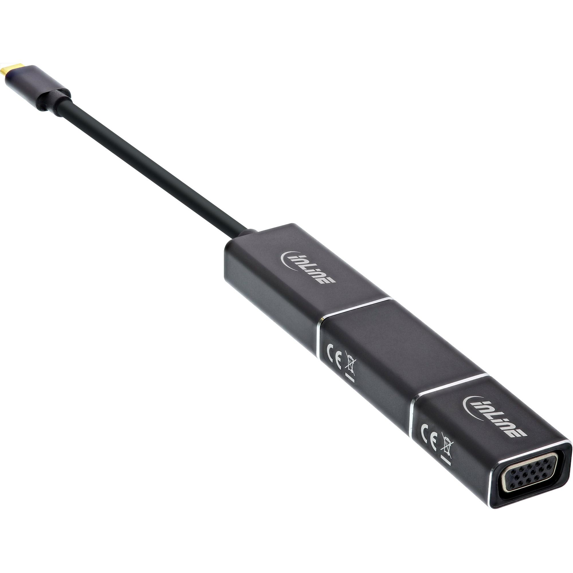 Set convertitore display USB 6 in 1 - 4K-60Hz nero