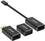 Set convertitore display USB 6 in 1 - 4K-60Hz nero