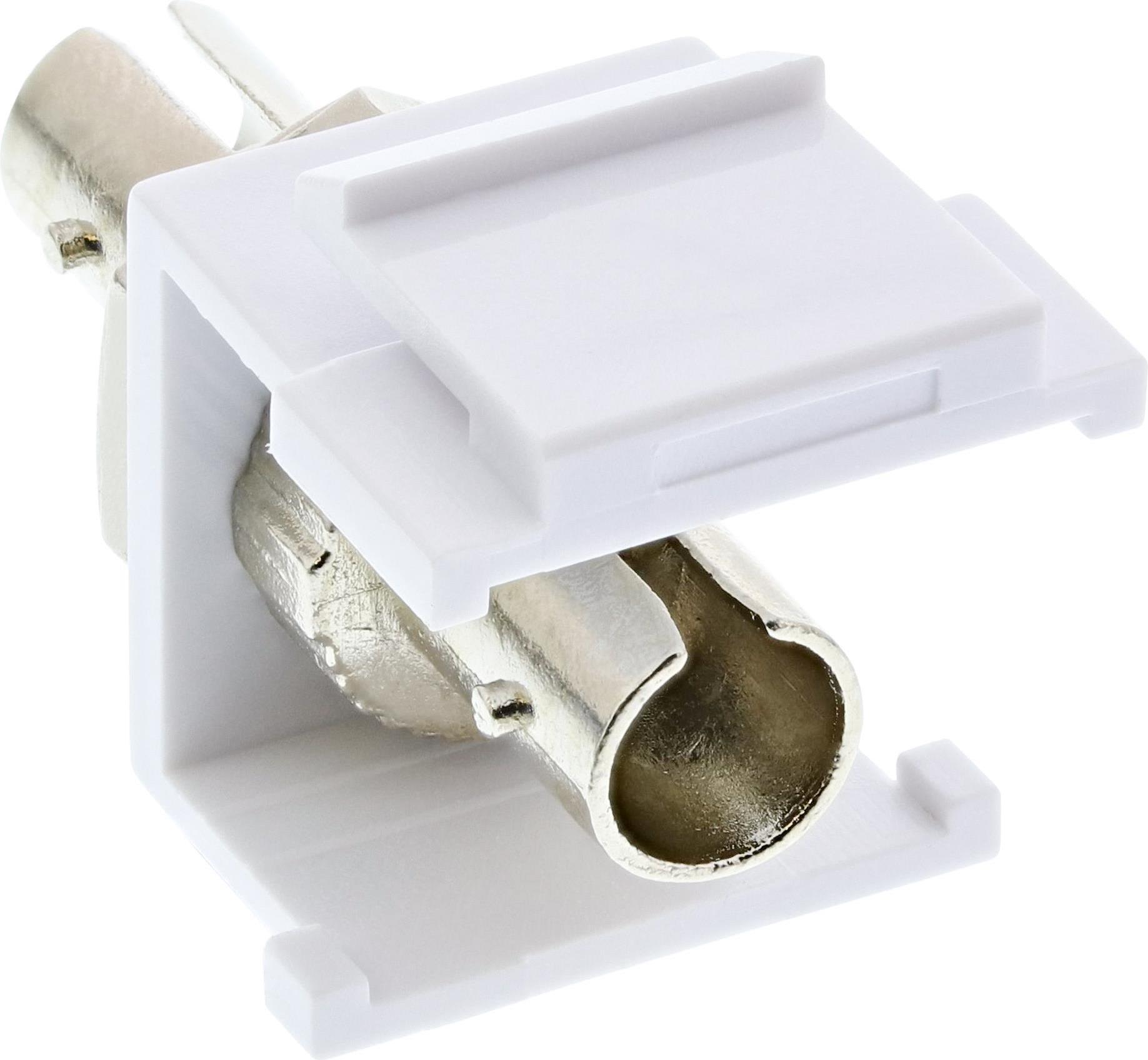 Accoppiatore keystone snap-in per fibra ottica - simplex ST-ST - multimodale - manicotto in ceramica