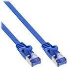 Cavo patch piatto - U-FTP - Cat.6A - blu - 1m
