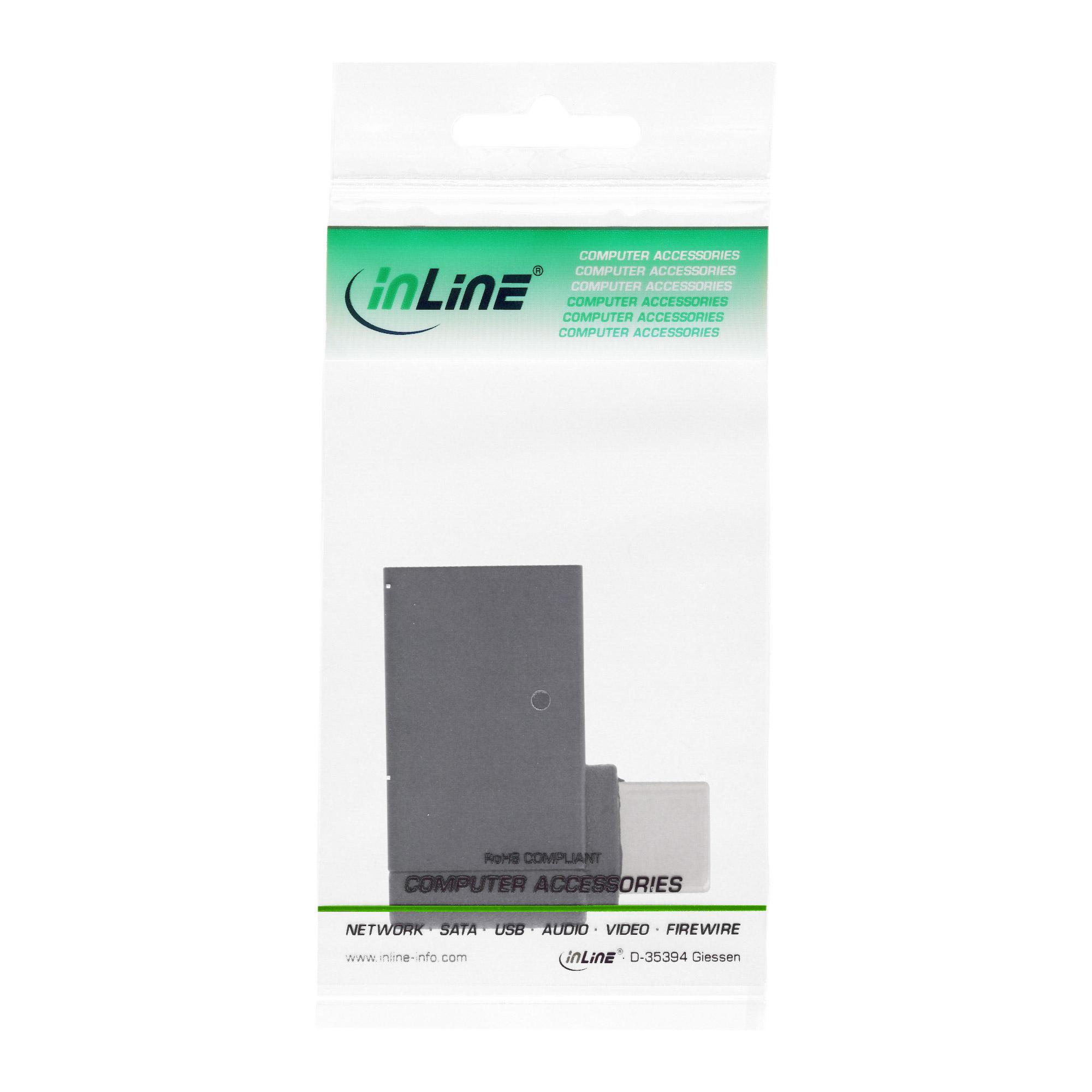 Adattatore USB 3.2 Gen.2 - Spina USB-C su presa A 90 angolato OTG