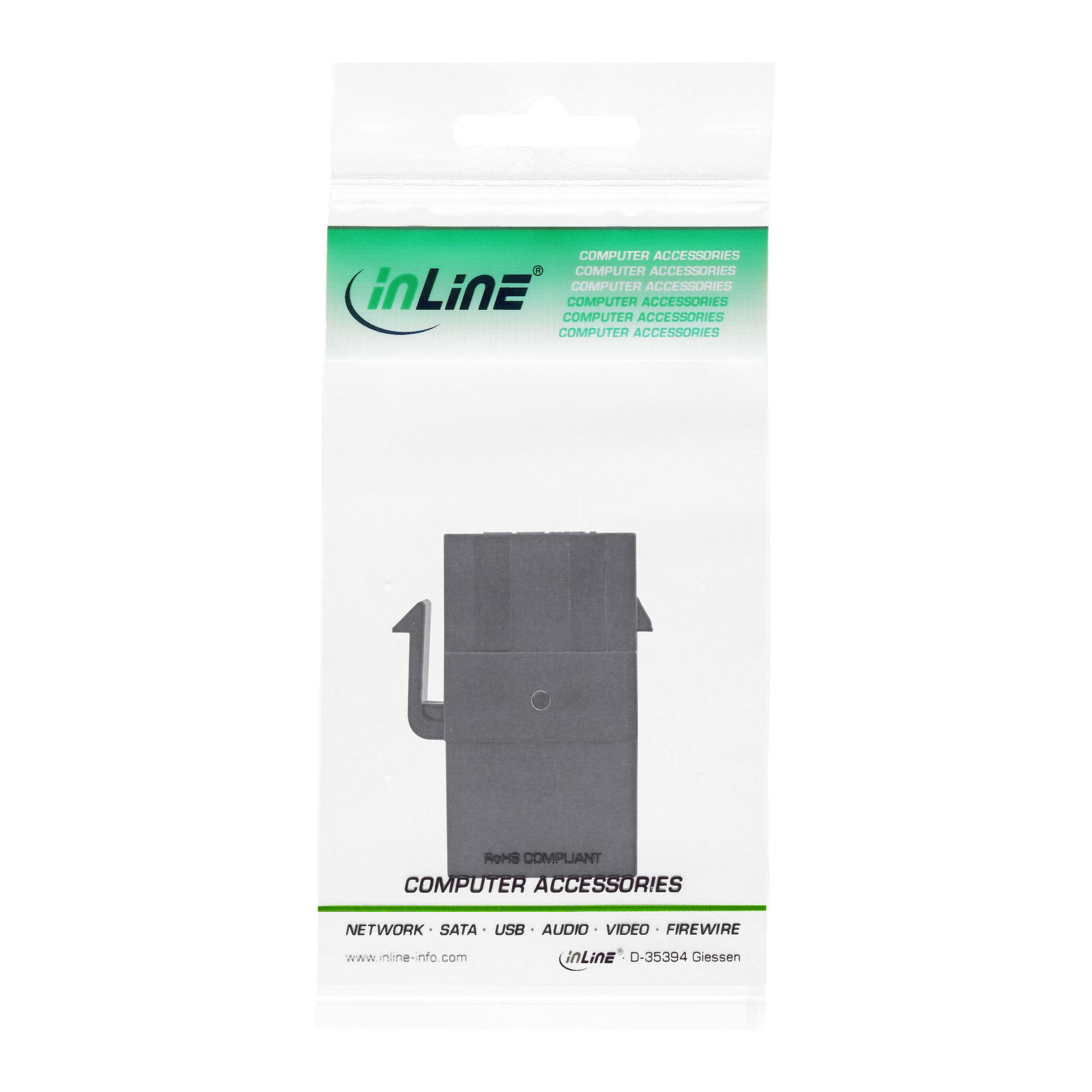 Inserto snap-in HDMI Keystone 4K-60Hz - Presa-presa HDMI A - nero