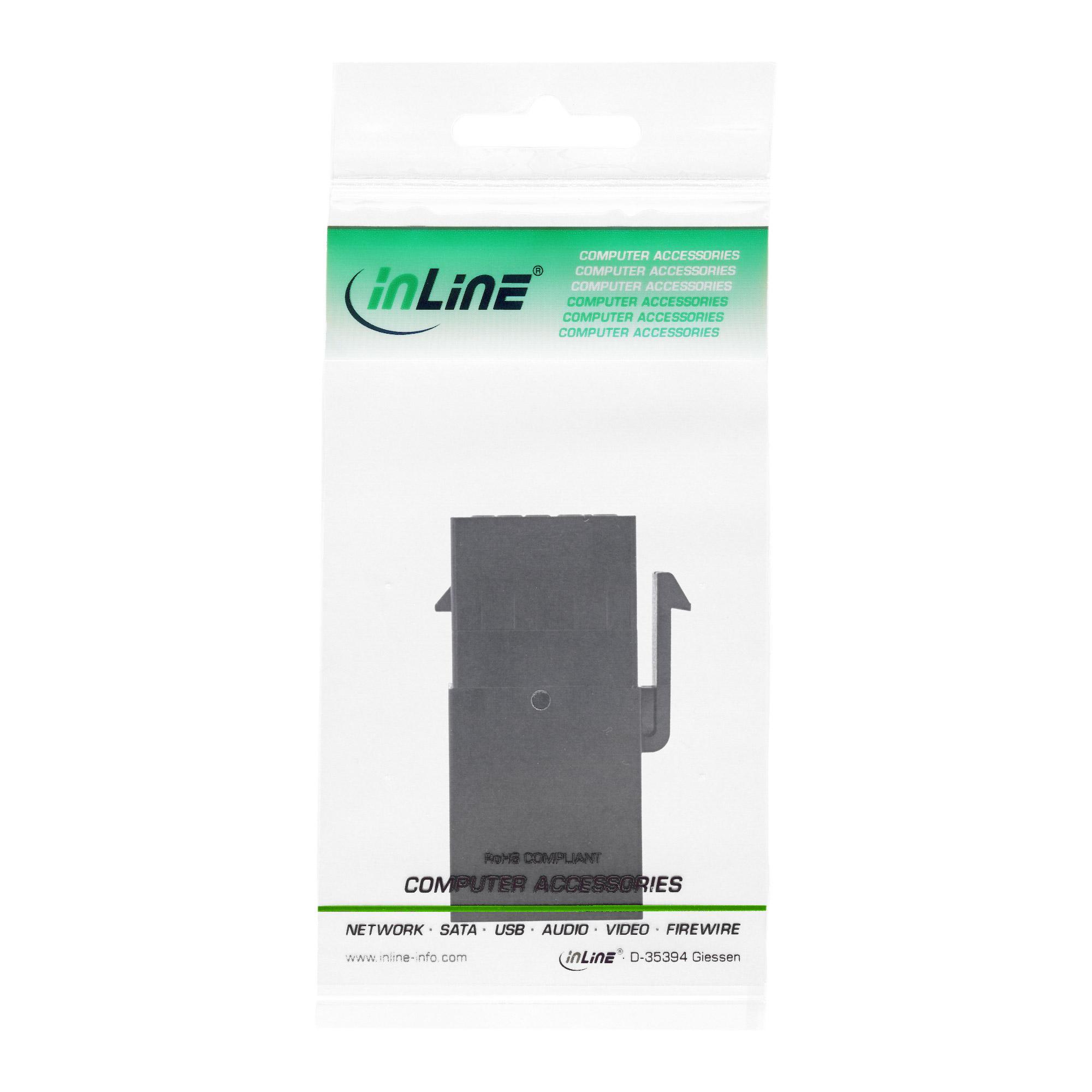Inserto snap-in USB 3.1 Keystone - presa USB-A - presa - nero