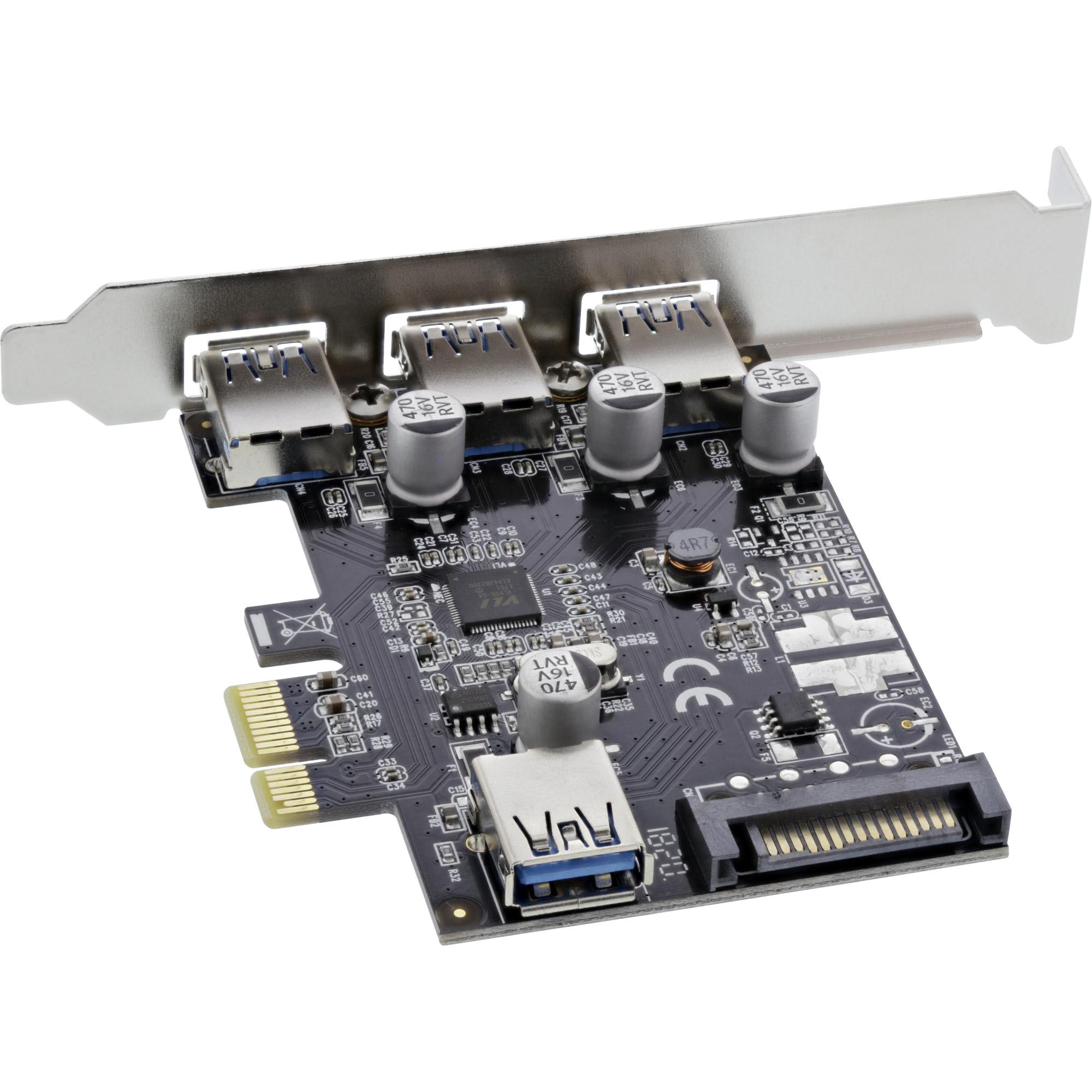 Inline 76662c Interfaccia scheda/adattatore USB 3.2 Gen 1 (3.1 Gen 1) (76662C)