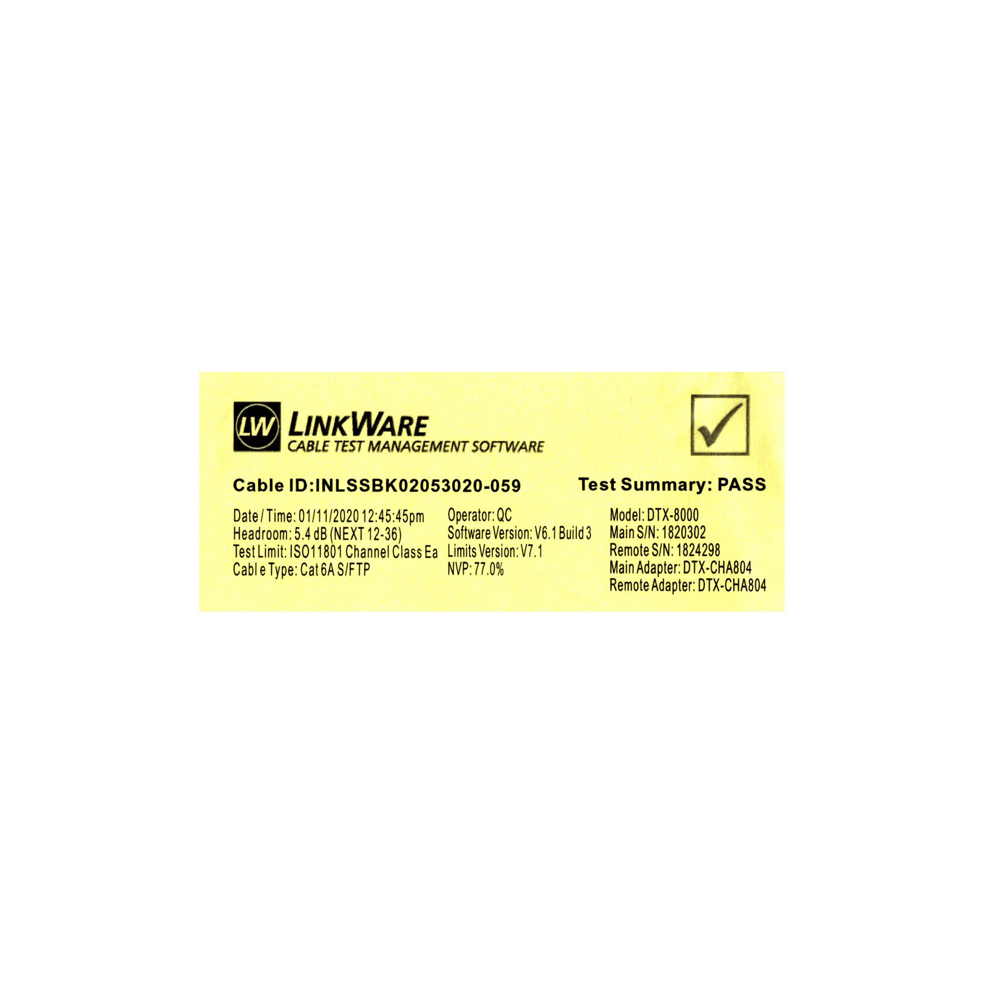 Cavo patch - Cat.6A - S-FTP - PUR industriale - nero - 40m