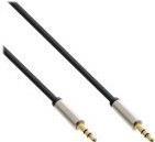 Cavo audio slim jack 3,5mm ST-ST - stereo - 1m
