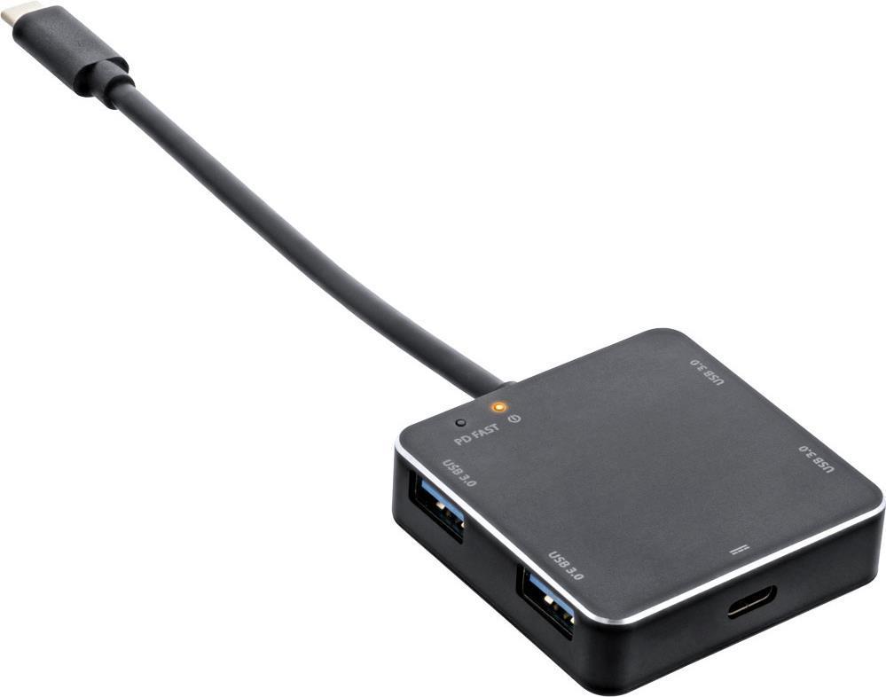 Hub USB 3.1: da USB-C a 4 porte USB-A con PD fino a 60 W