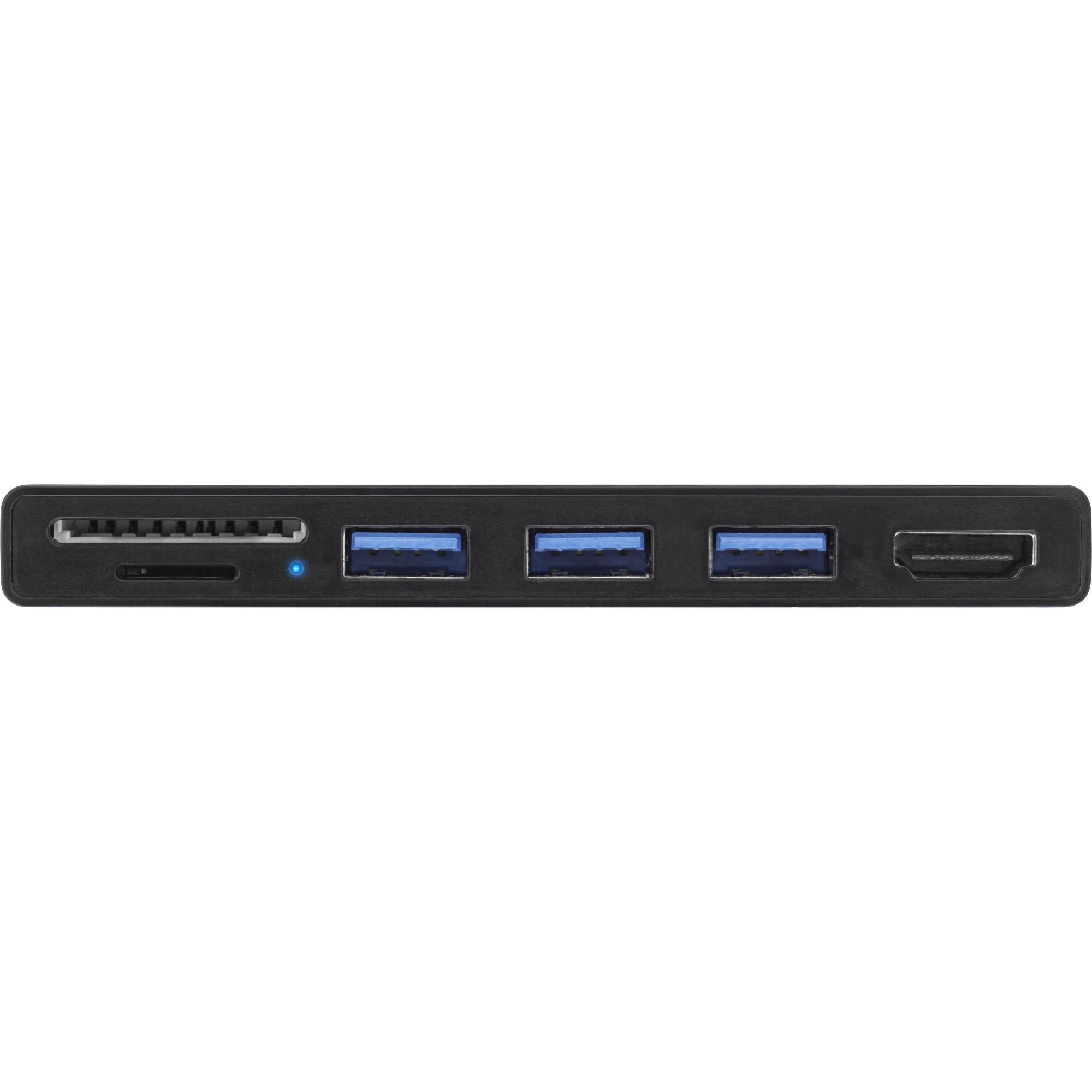 Inline MultiHub - dockingStation - USB 3.2 Gen1 / Mini DisplayPort - HDMI - per Microsoft Surface Pro (Mid -2017) Pro 4 Pro 6 (