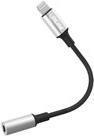 Inline - Lightning on Mal di testa adattatore - Lightning - Lightning su mini plug femmina - 10 cm - nero - per Apple iPad/iPho