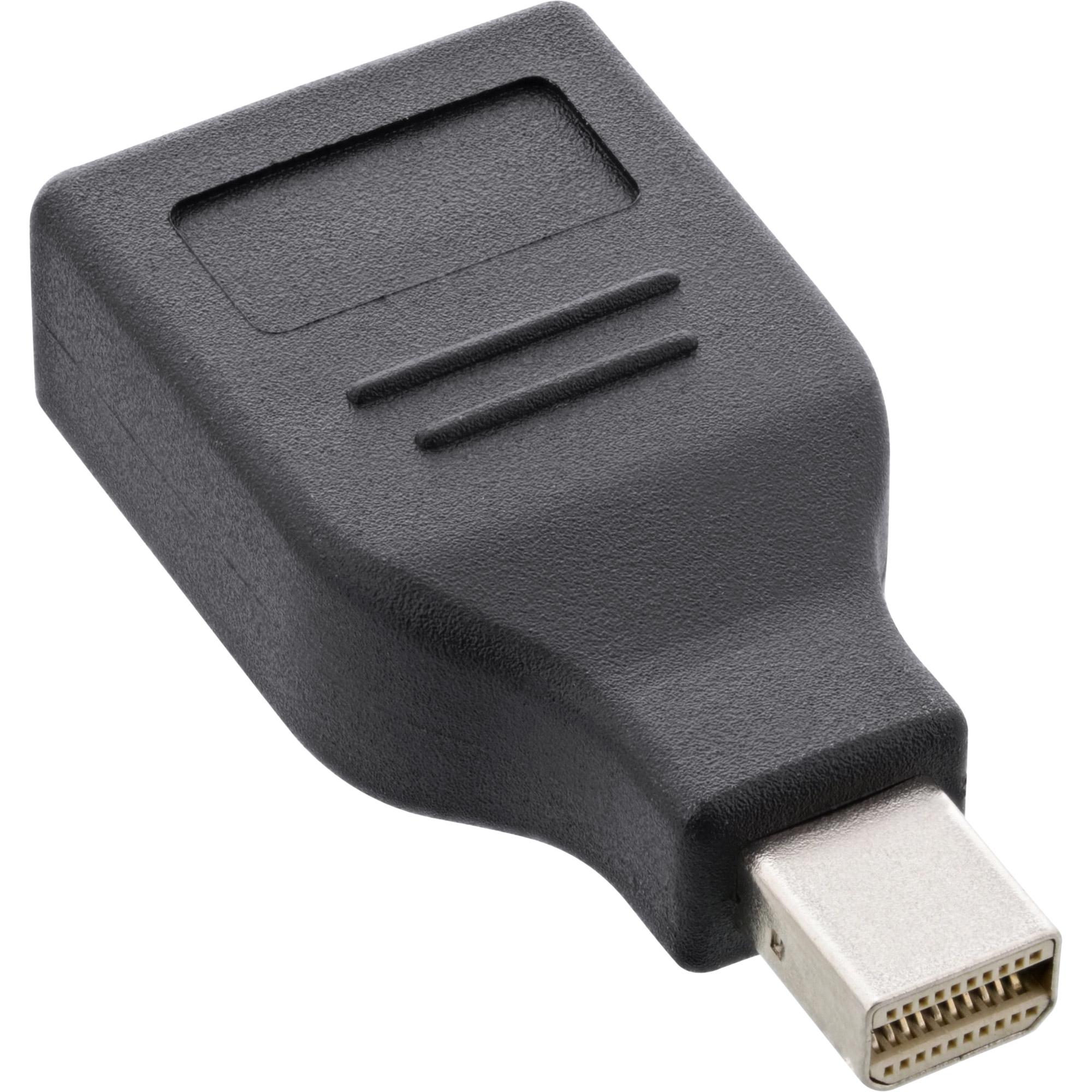 Adattatore DisplayPort: da mini DisplayPort maschio a DisplayPort femmina - 4K