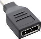 Adattatore DisplayPort: da mini DisplayPort maschio a DisplayPort femmina - 4K