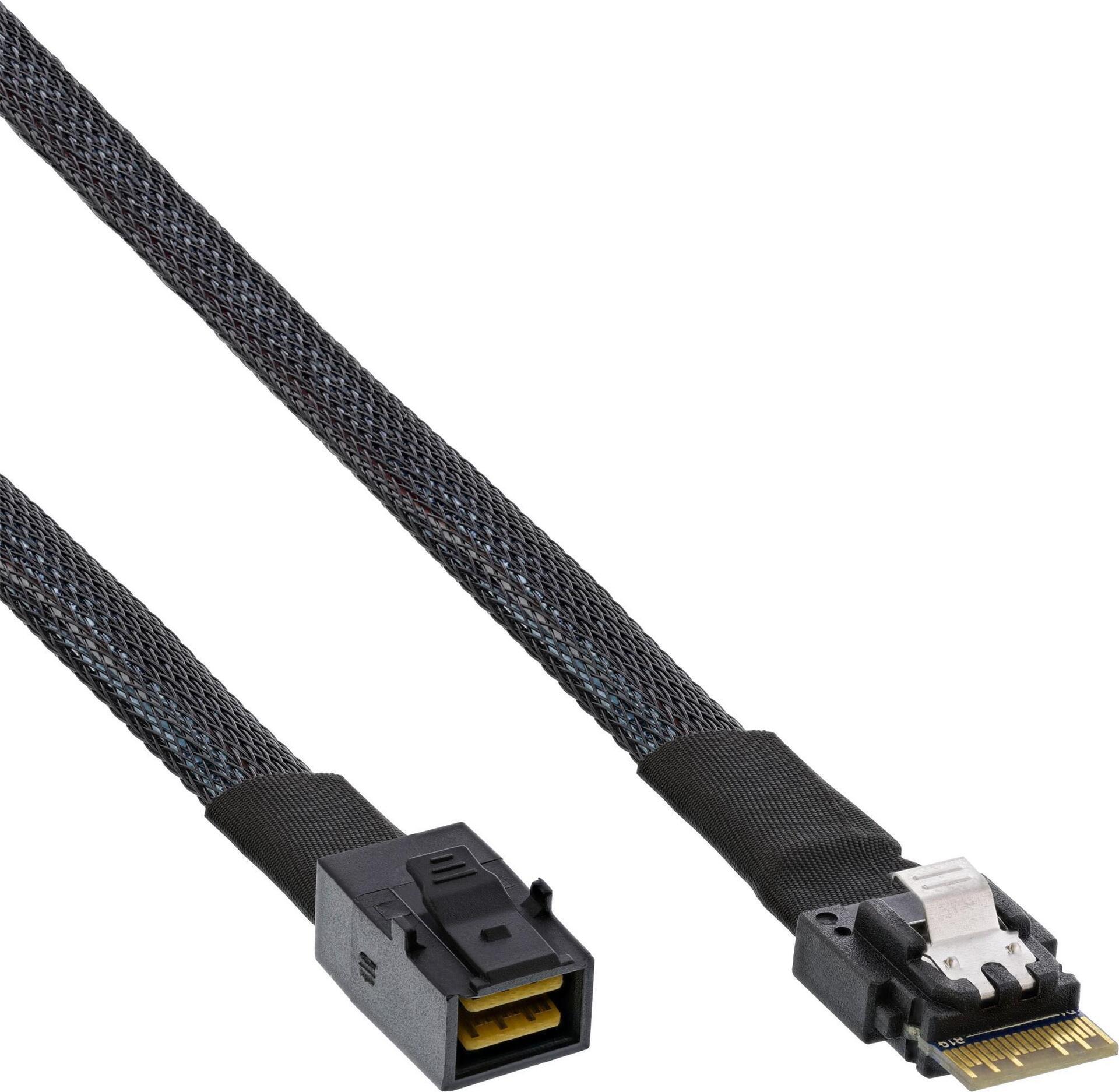 Cavo SAS sottile - SFF-8654 4i a Mini SAS HD SFF-8643 - 24 Gb-s - 0,5 m