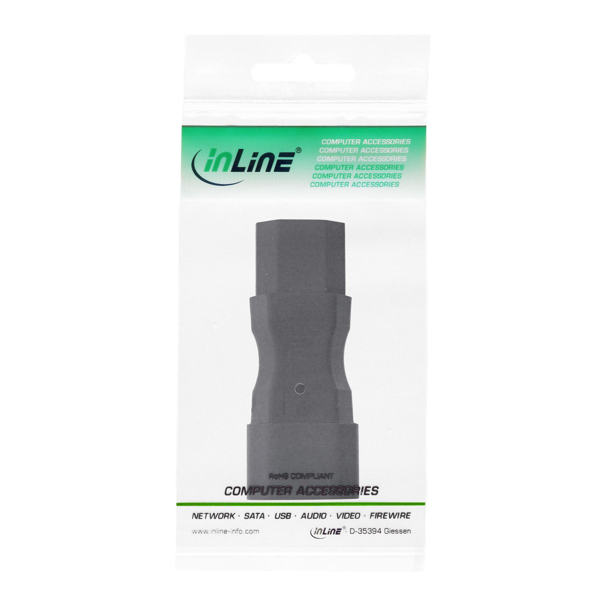 Adattatore di rete IEC 60320 C14 - C13 - apparecchi freddi a 3 poli