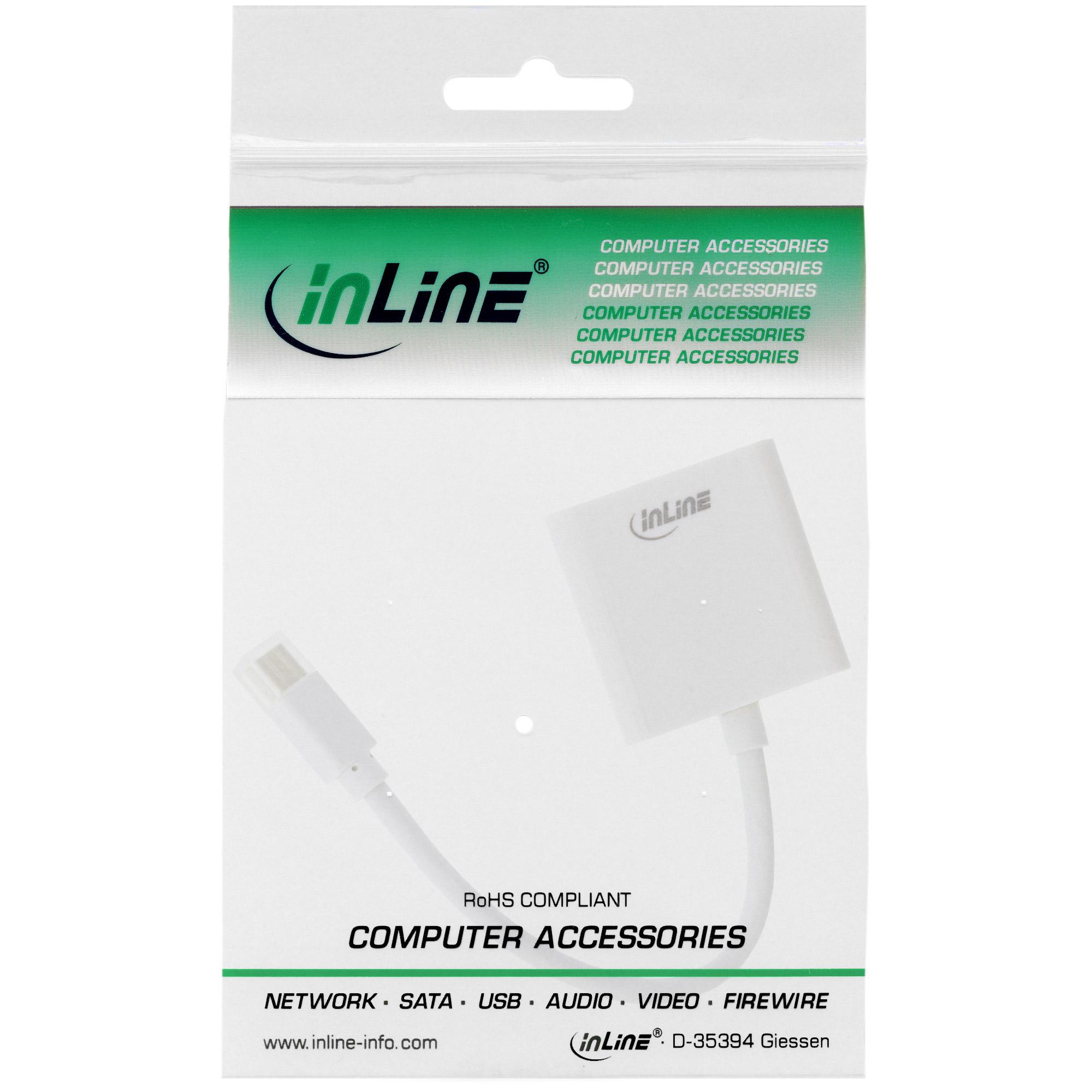 Adattatore Mini DisplayPort a DVI - bianco - 0,15 m