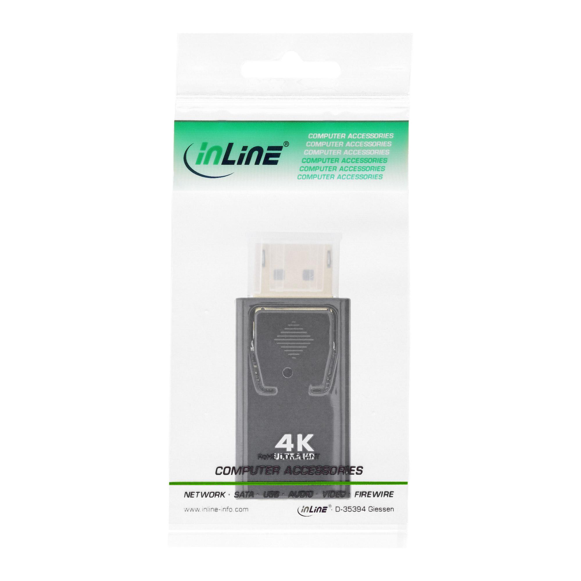 Convertitore DisplayPort maschio a HDMI femmina - 4K-60Hz - con audio