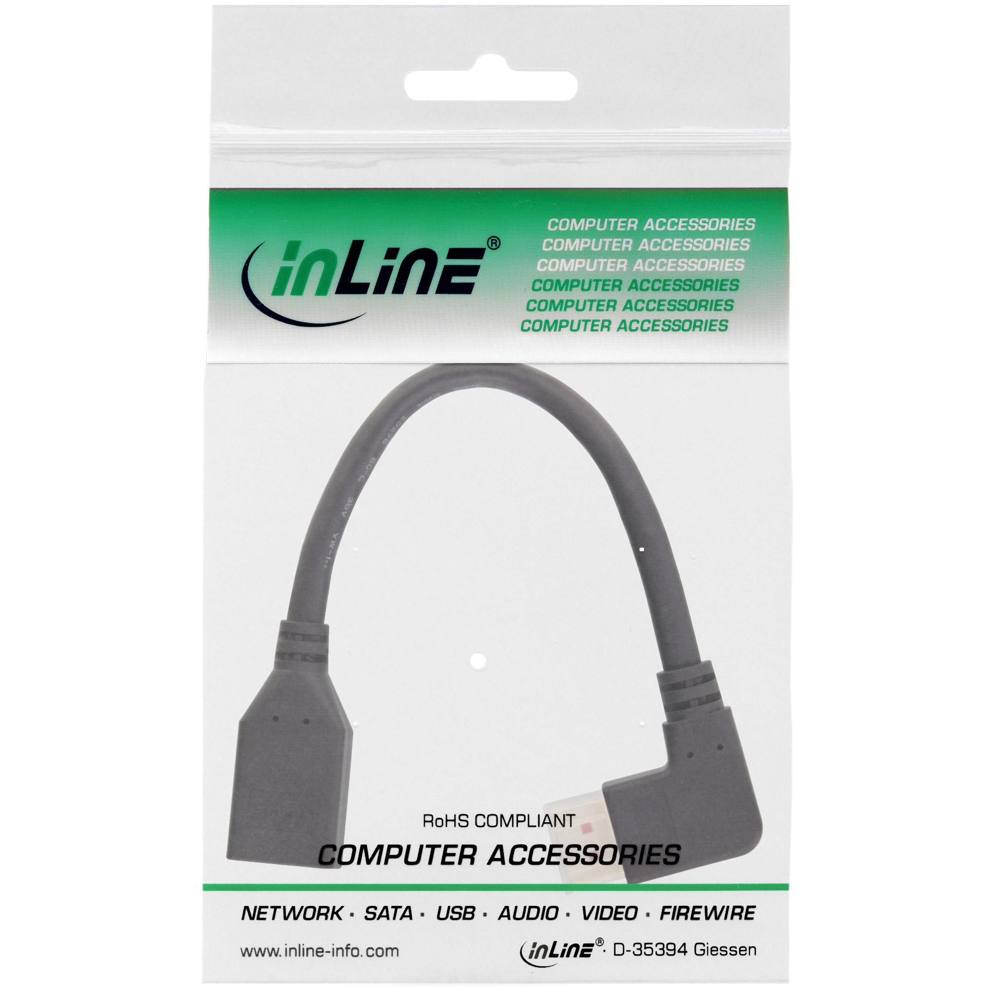 Cavo adattatore DisplayPort 1.4 ST-BU - 8K4K - ad angolo retto
