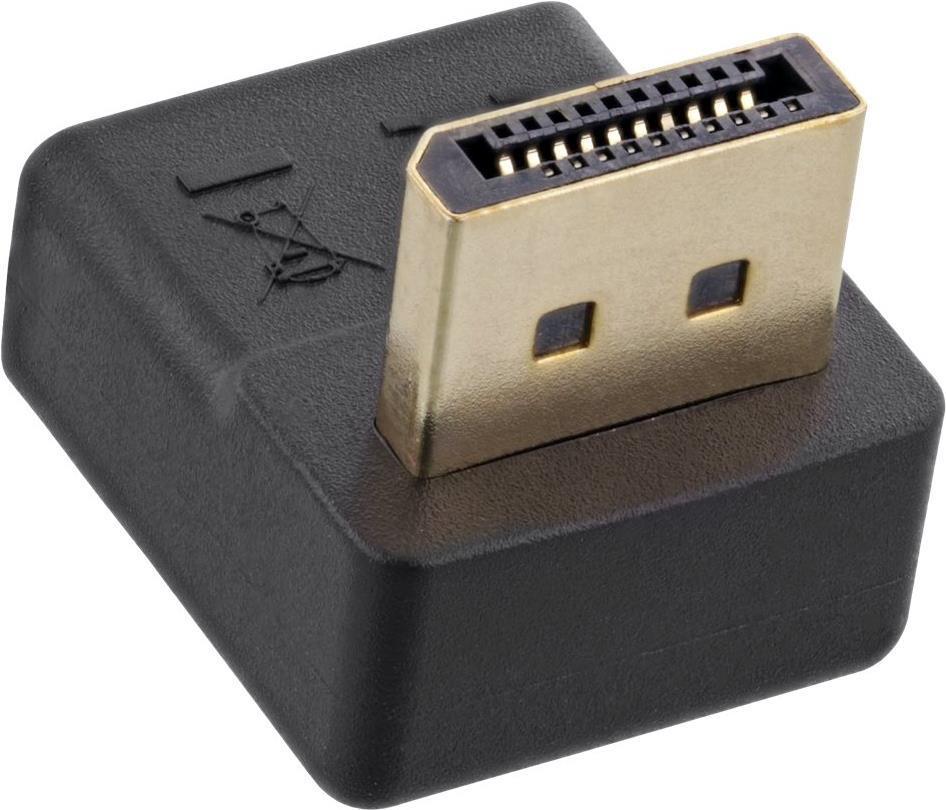 Adattatore DisplayPort - DisplayPort maschio - femmina - angolato verso il basso