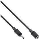 Cavo prolunga spina DC 5,5x2,1mm - nero - 2m