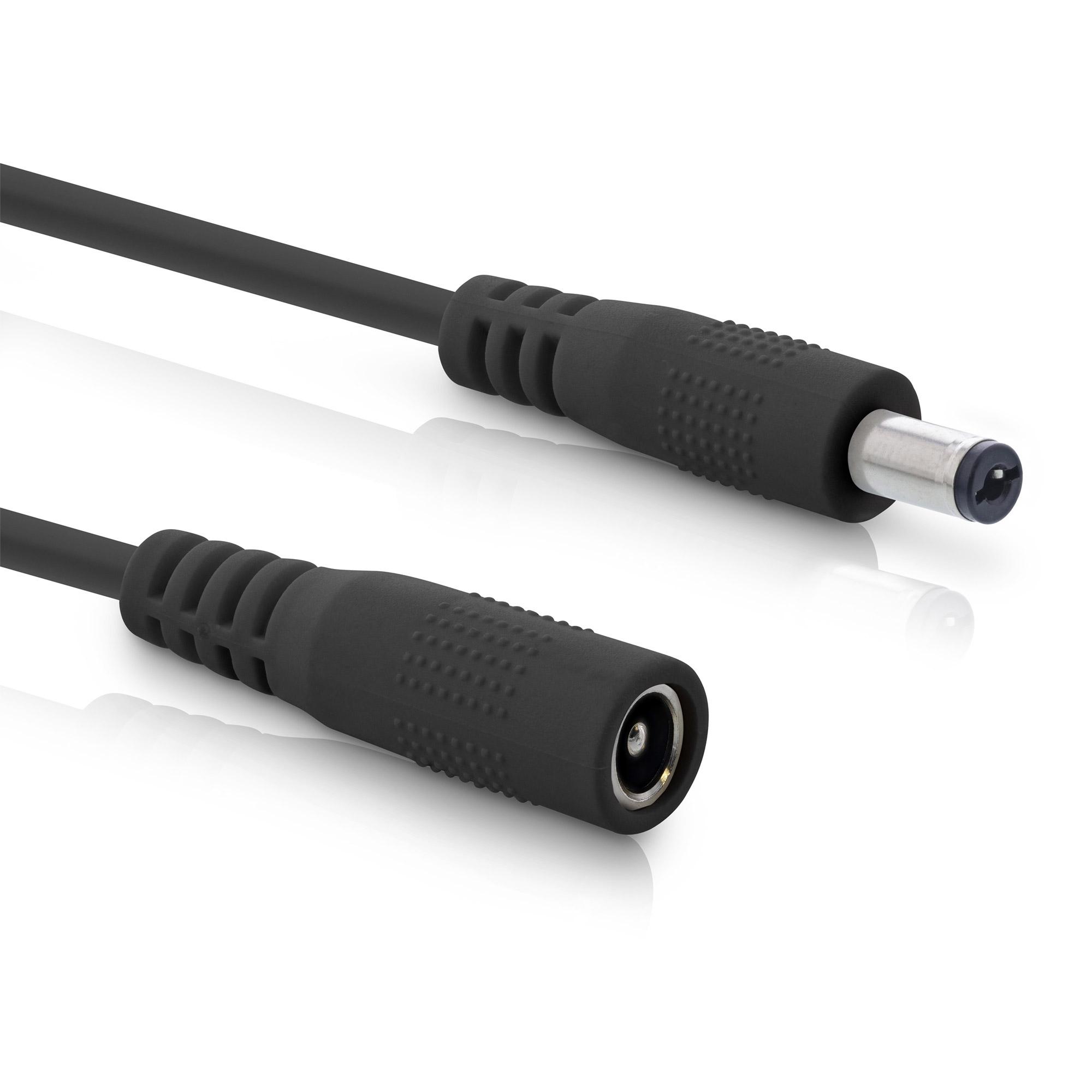 InLine Cavo di prolunga DC maschio/femmina 55x21mm AWG24 nero 3m