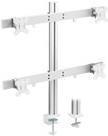 In linea - kit di fissaggio - per 4 annunci LCD - plastica alluminio acciaio - trama fine grigio - dimensione dello schermo 43.