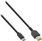 Inline - Cavo di alimentazione - USB -C (m) a spina elettrica (11 mm x 11 mm x 45 mm) (m) - DC 18 - 20 V - 325 A - 2 m - Black
