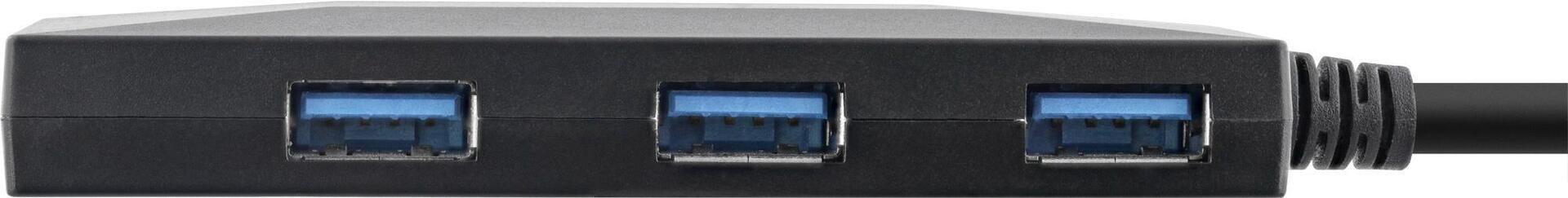 InLine Hub USB 3.2 Gen.1 da USB-C a 2 porte USB-C e 3 porte USB-A no alim.