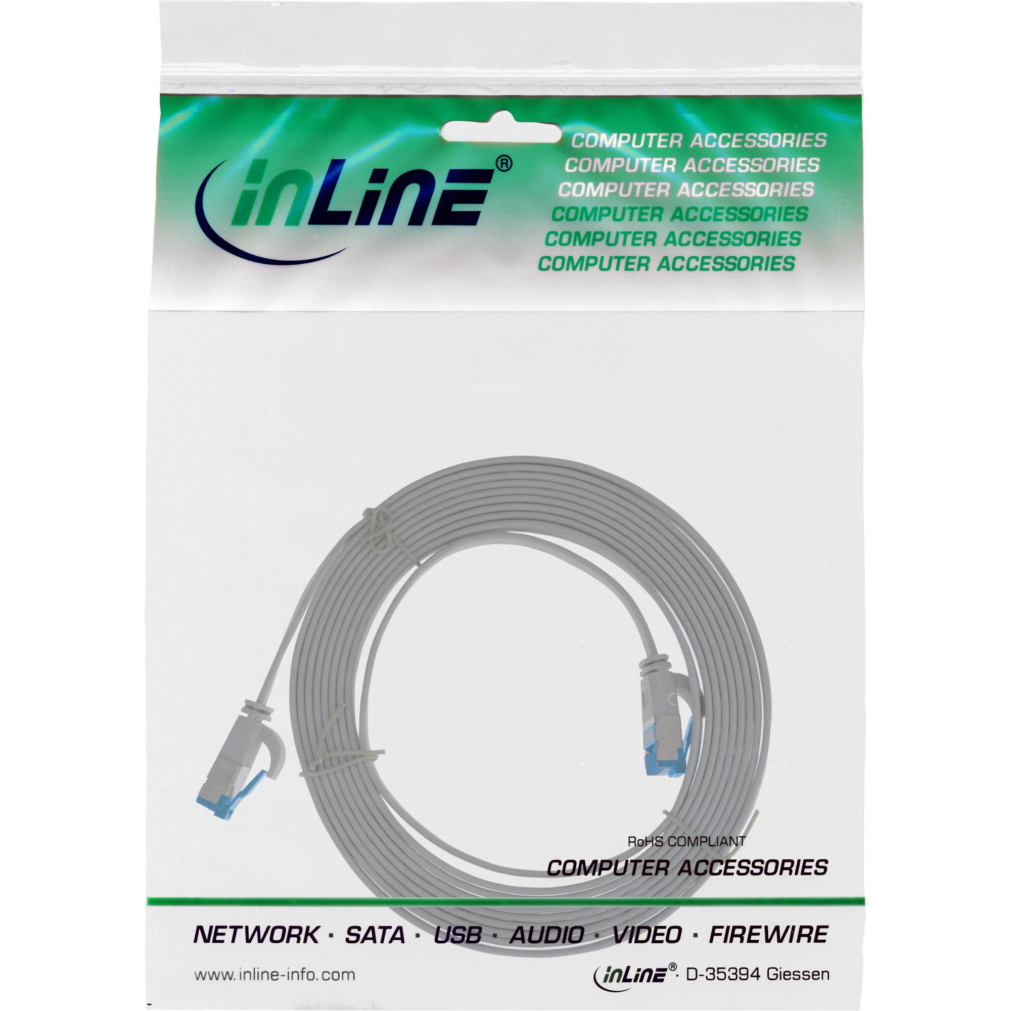 In linea 75701 cavo di rete grigio 1 m cat6a u/ftp (STP) (75701)