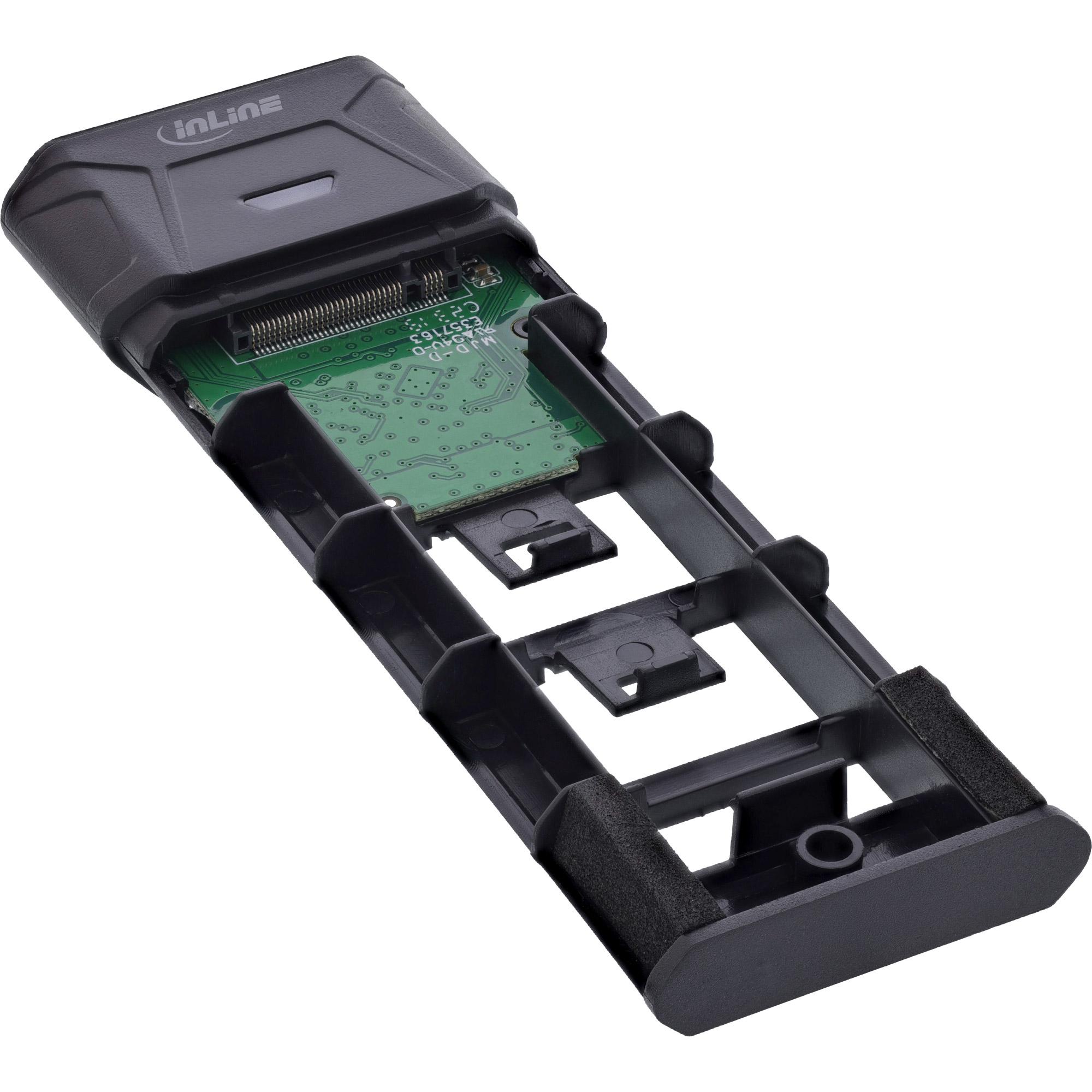 Alloggiamento USB 3.2 Gen.2 da USB-C a M.2 SSD (PCIe NVMe SATA).