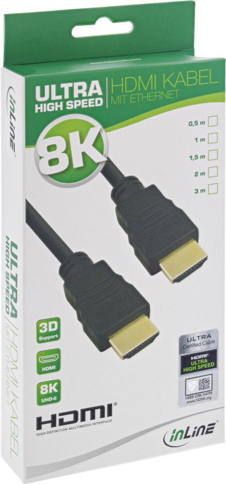 Cavo HDMI certificato - Cavo HDMI Ultra High Speed â€‹â€‹- 8K4K - maschio/maschio - 1,5 m
