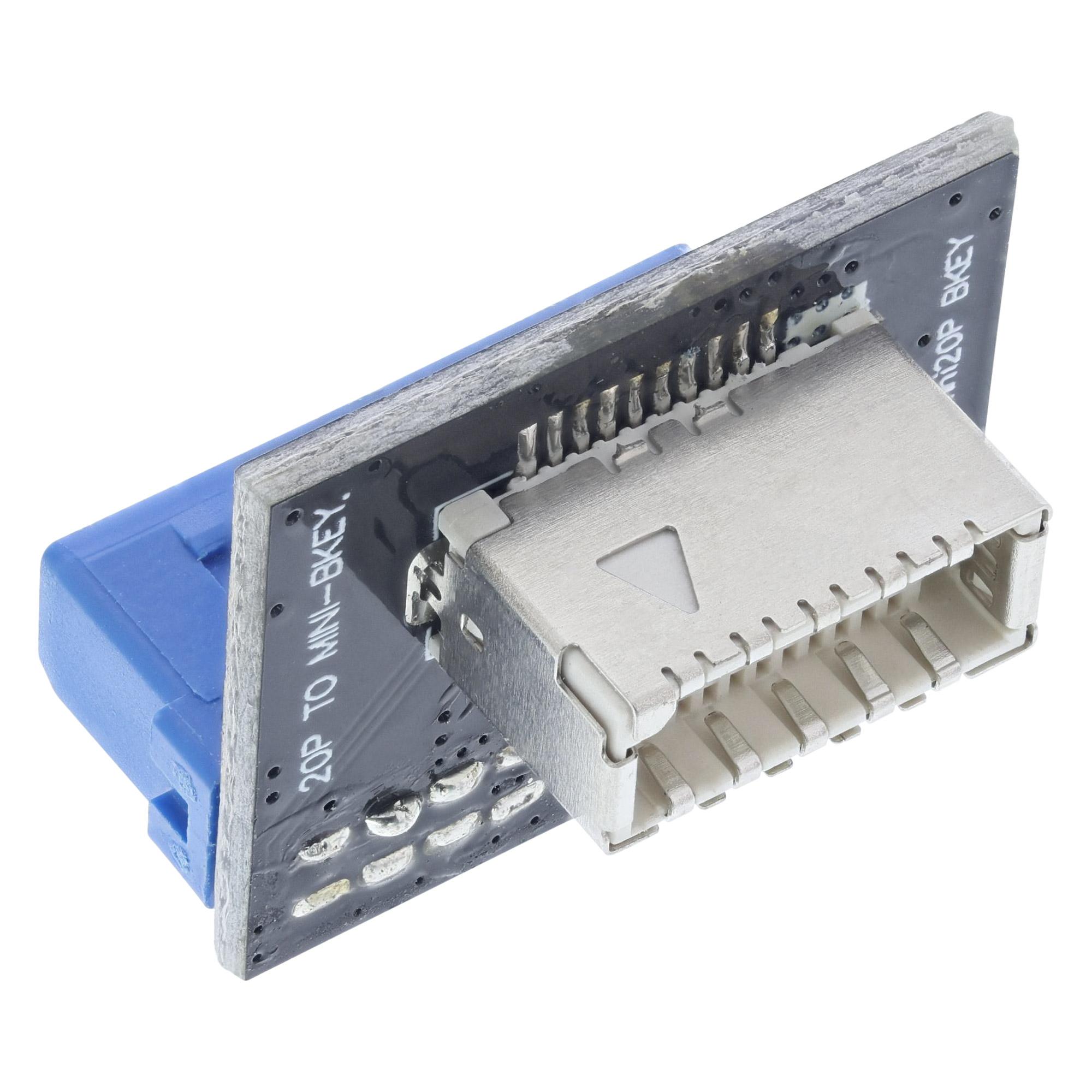 Pannello frontale da USB 3.0 a USB 3.1 Adattatore Key-B dritto interno