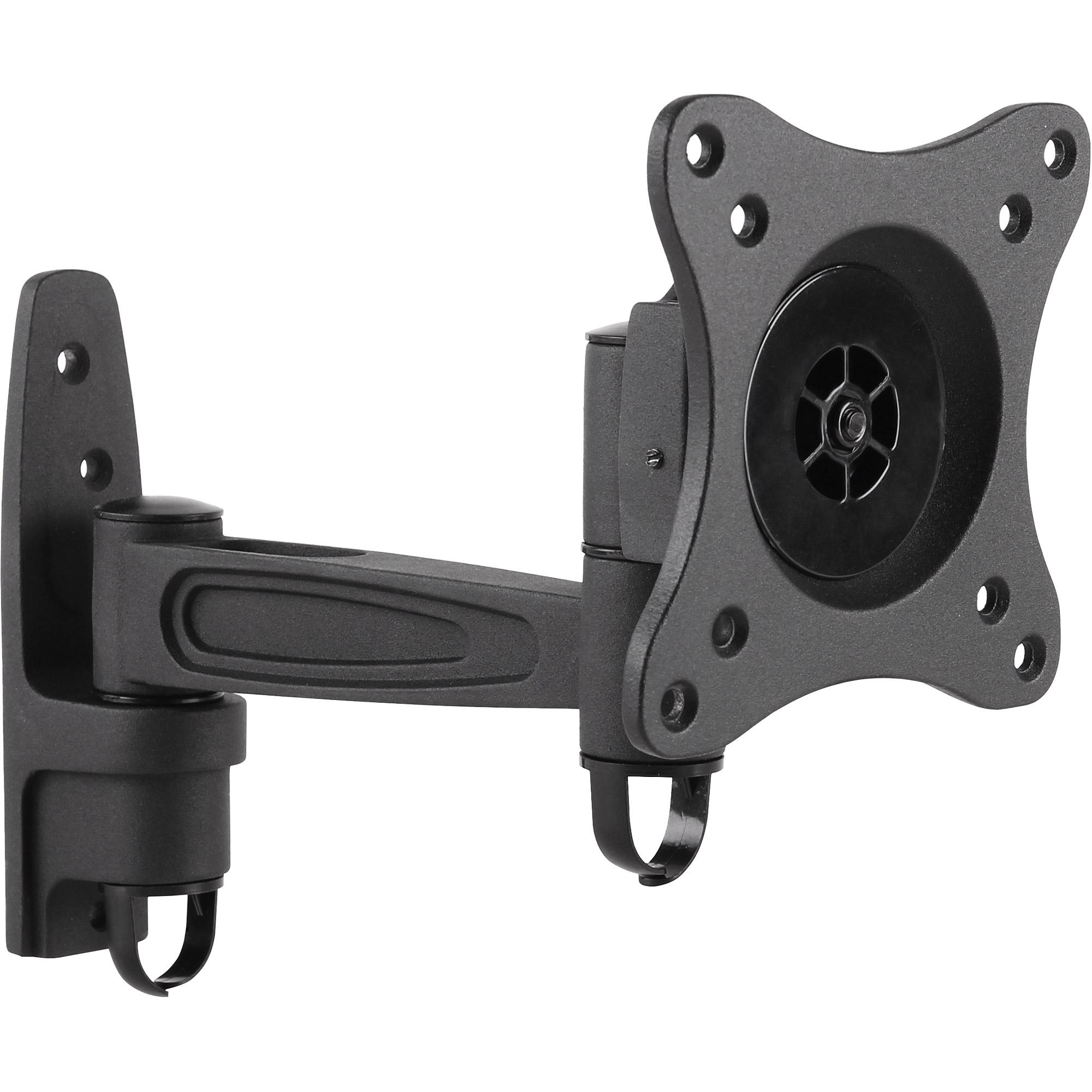 InLine - kit di montaggio (montaggio a parete braccio articolato) - per display LCD - alluminio - nero - dimensioni dello scher