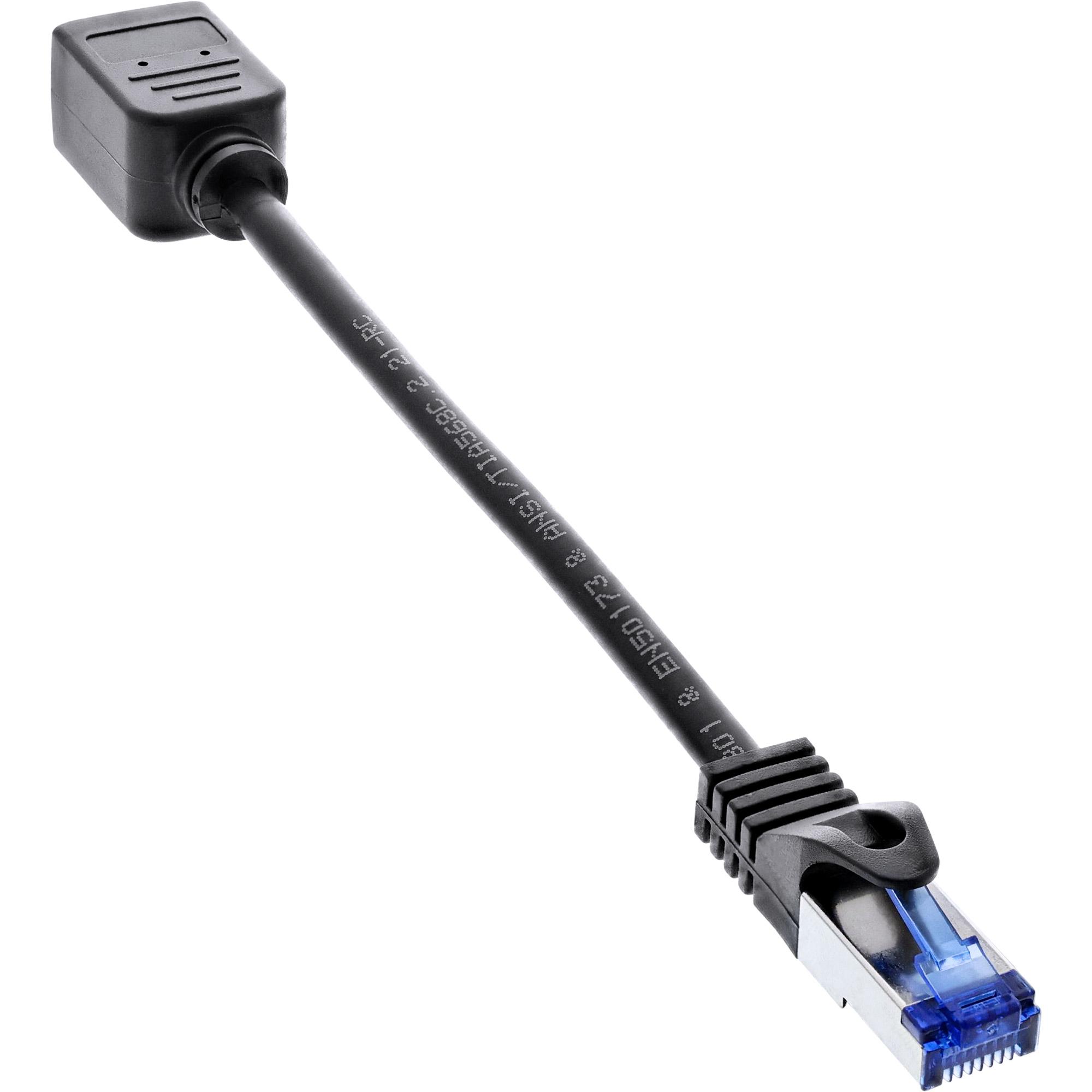 Prolunga cavo patch - Protettore RJ45 - S-FTP PiMf - Cat.6A - 0,2 m