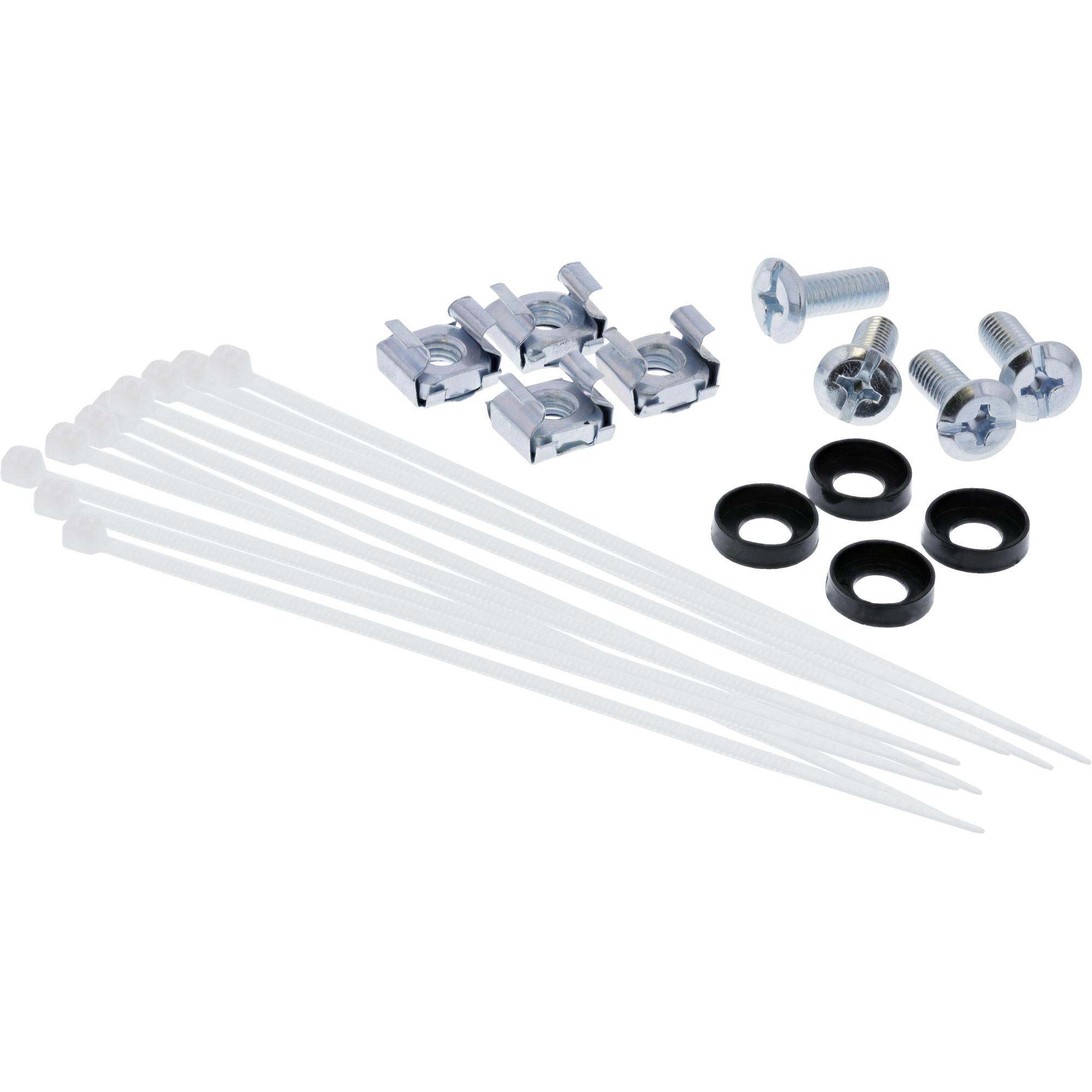 Inline 25,40 cm (10 ") Pannello patch foglio vuoto 12 -fold - per i moduli Keystone - 1He - Ral 9005 SCH (19109C)