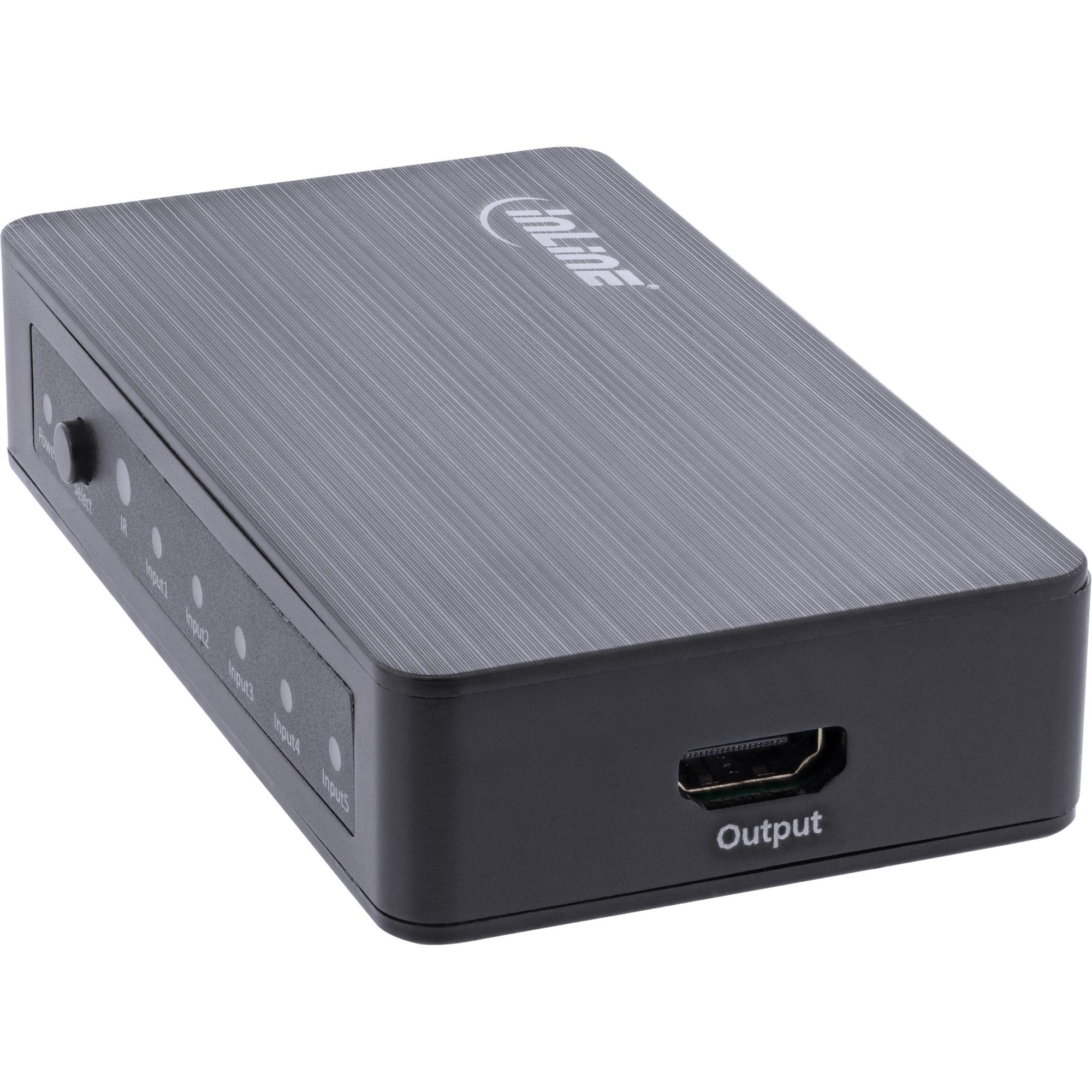 InLine Switch HDMI 5 porte 4K2K a 60 Hz HDCP 2.2