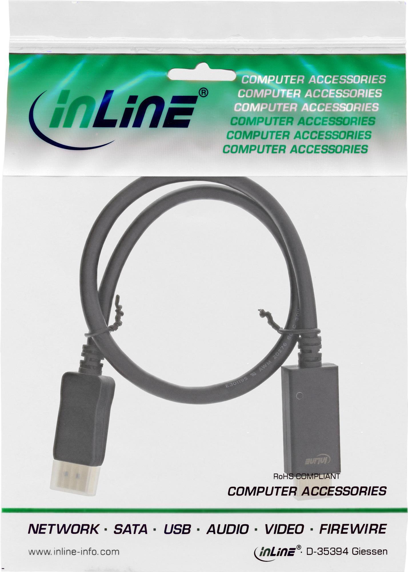 Cavo convertitore da DisplayPort a HDMI - 4K-60Hz - nero - 7,5 m