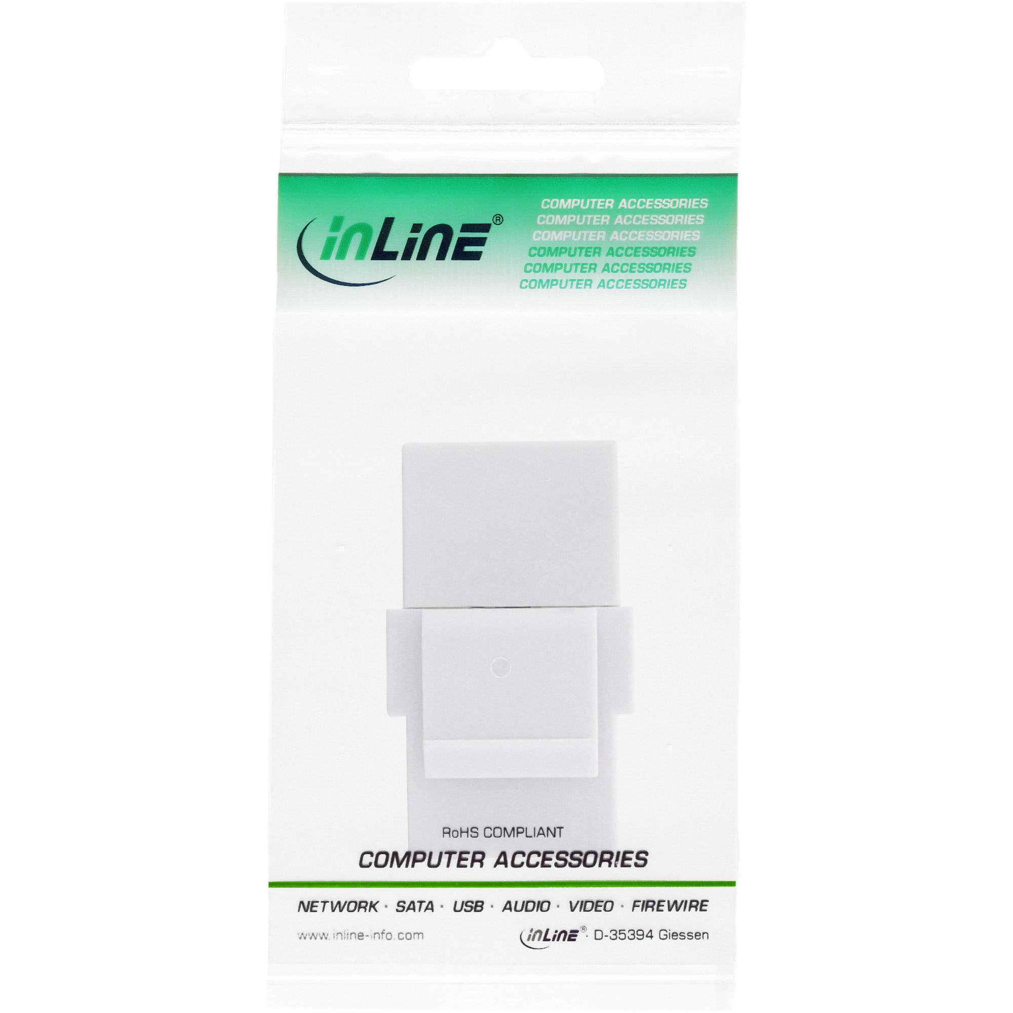 Inserto snap-in USB 3.1 Keystone - presa USB-C - presa - bianco