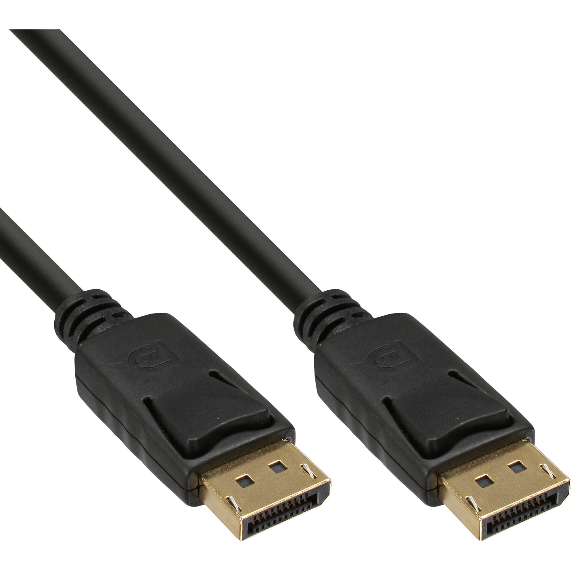InLine Cavo DisplayPort 4K2K dorato nero 16pz 3m