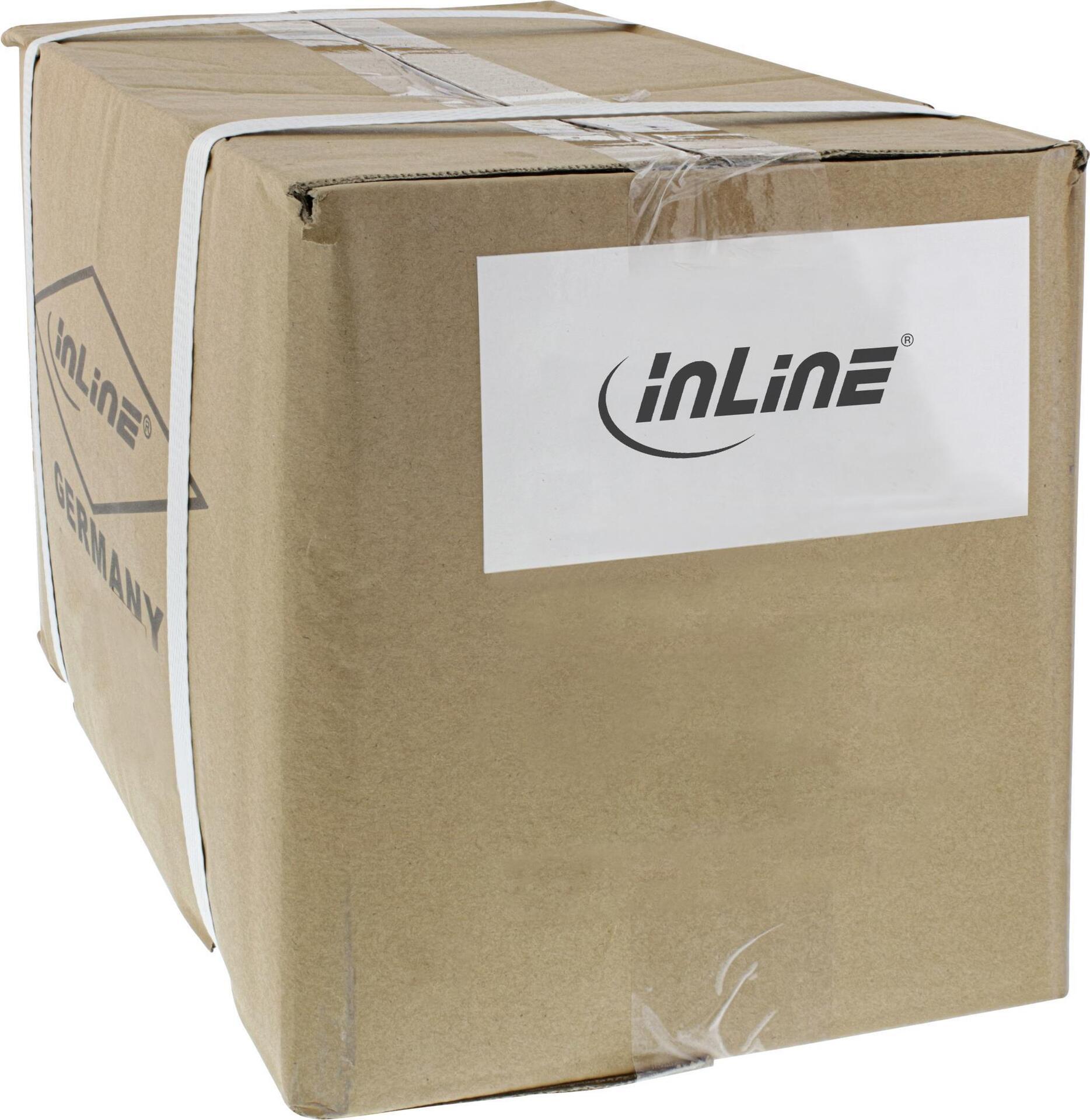 Cavo di alimentazione in linea - Tipo F (M) angolato agli angoli retti di IEC 60320 C13 - 3 m - Black - Germania (pacchetto con