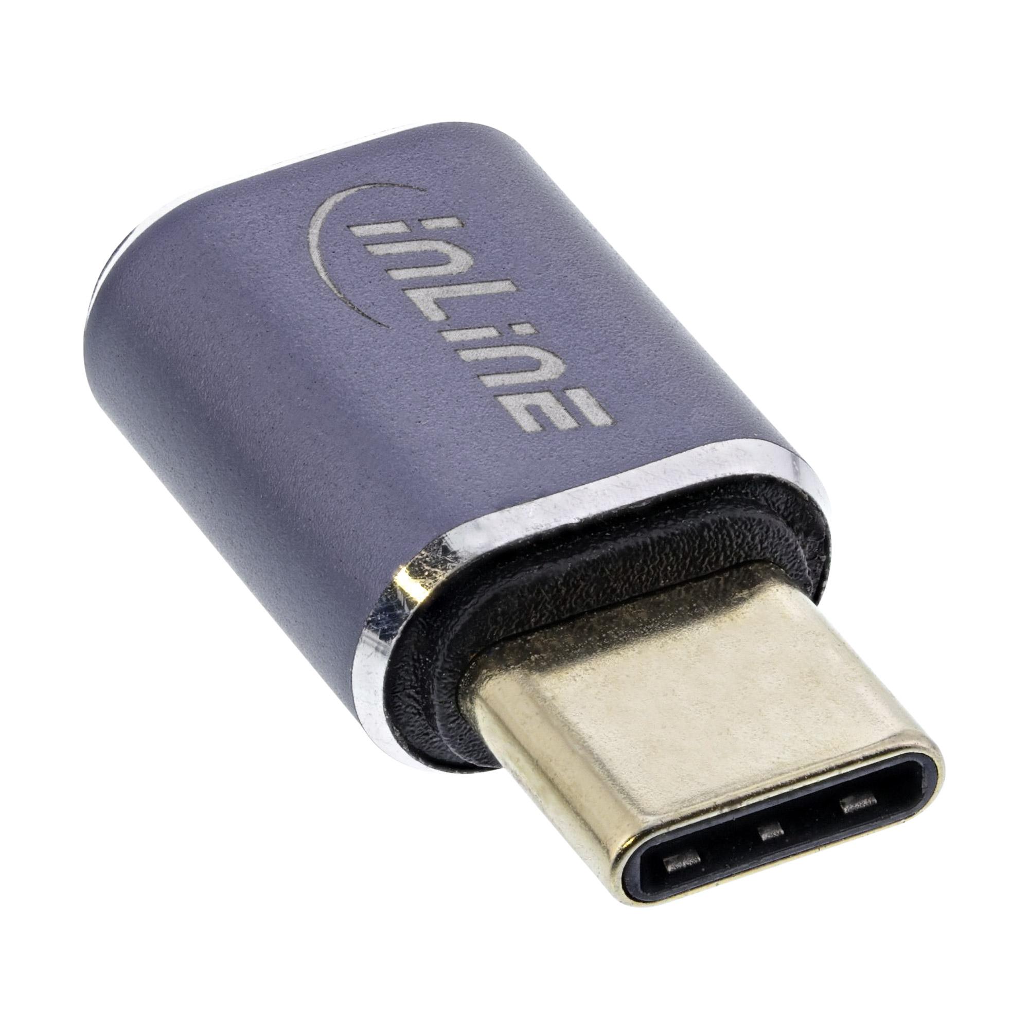 Adattatore USB4 - presa USB-C - alluminio - grigio