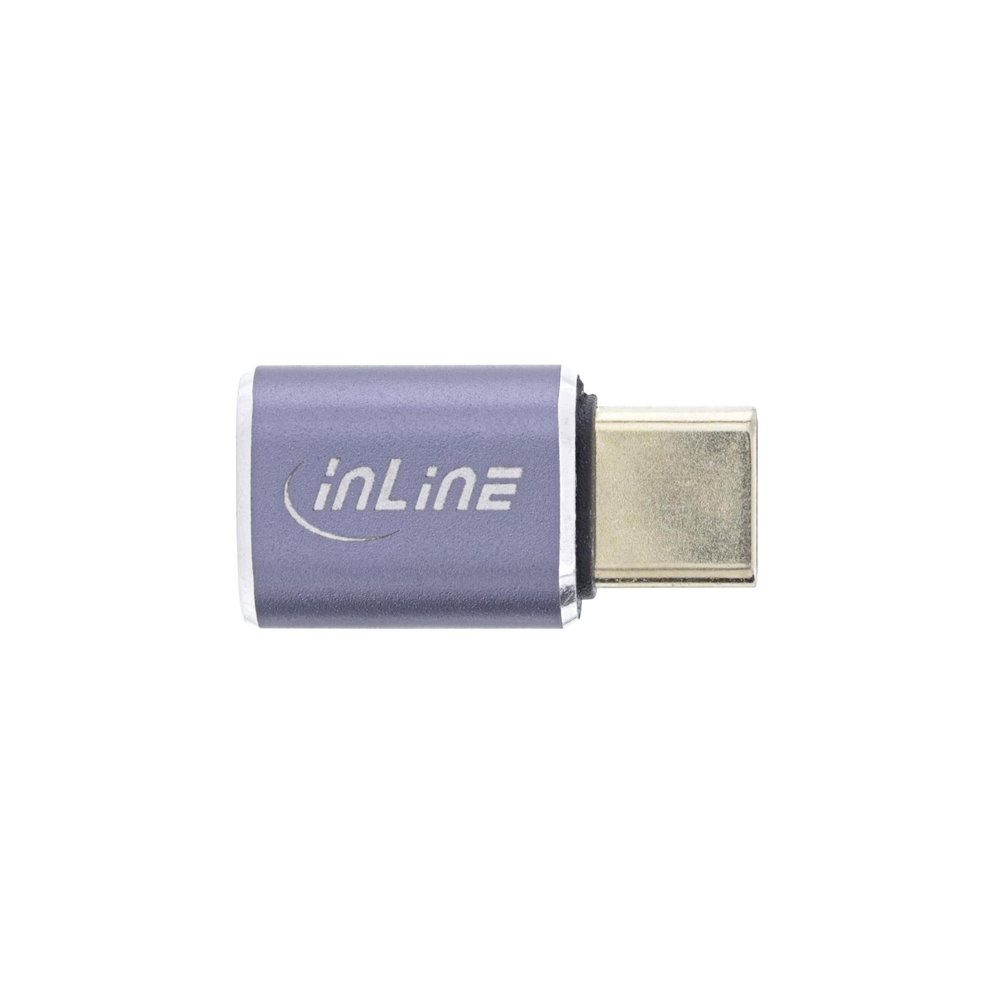 Adattatore USB4 - presa USB-C - alluminio - grigio