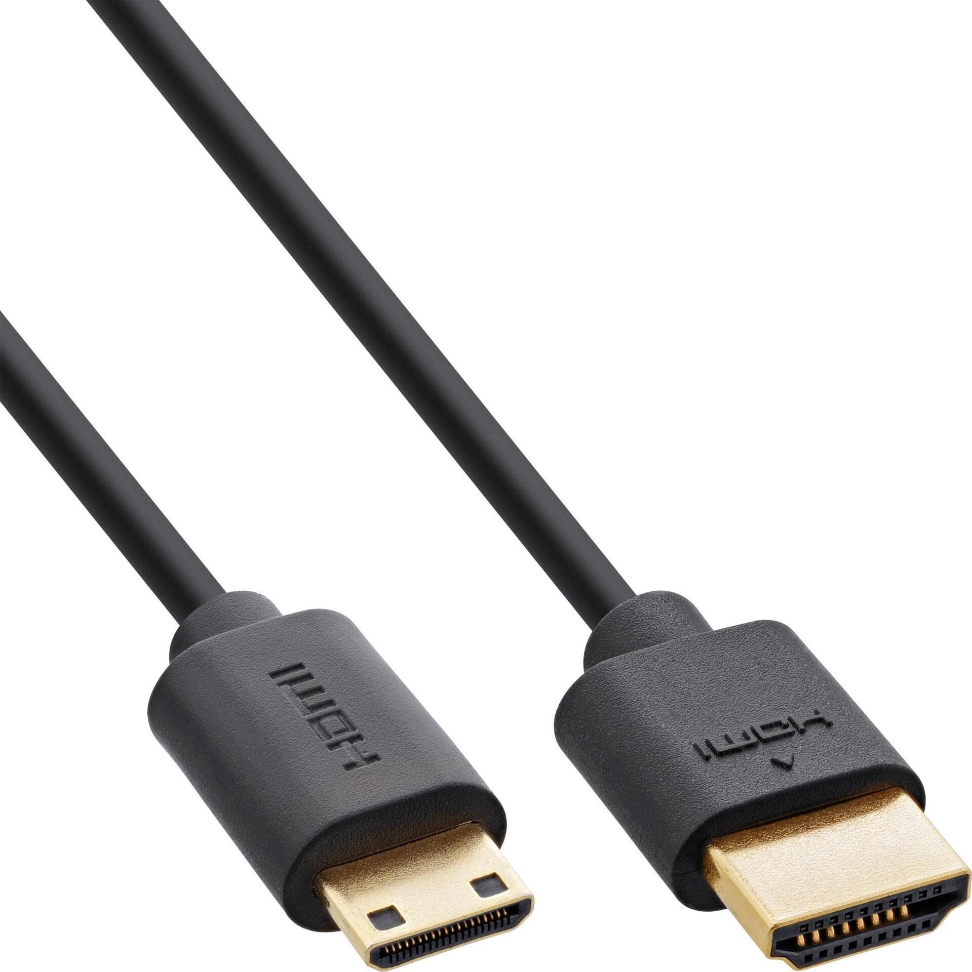 Cavo HDMI sottile ad altissima velocitÃ  - 8K4K - A St. - C St. Mini - 1,5 m