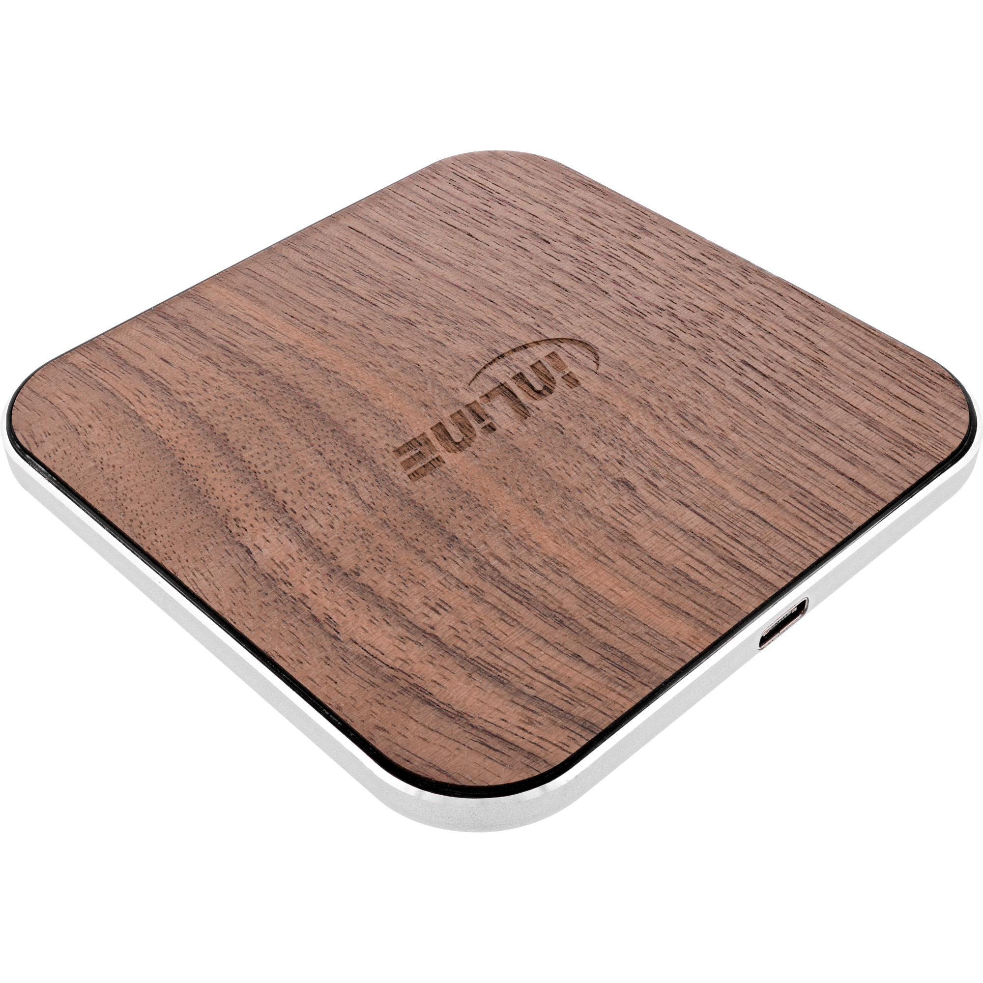 Qi woodcharge - caricabatterie rapido wireless - 5-7 -5-10W-15W - USB-C