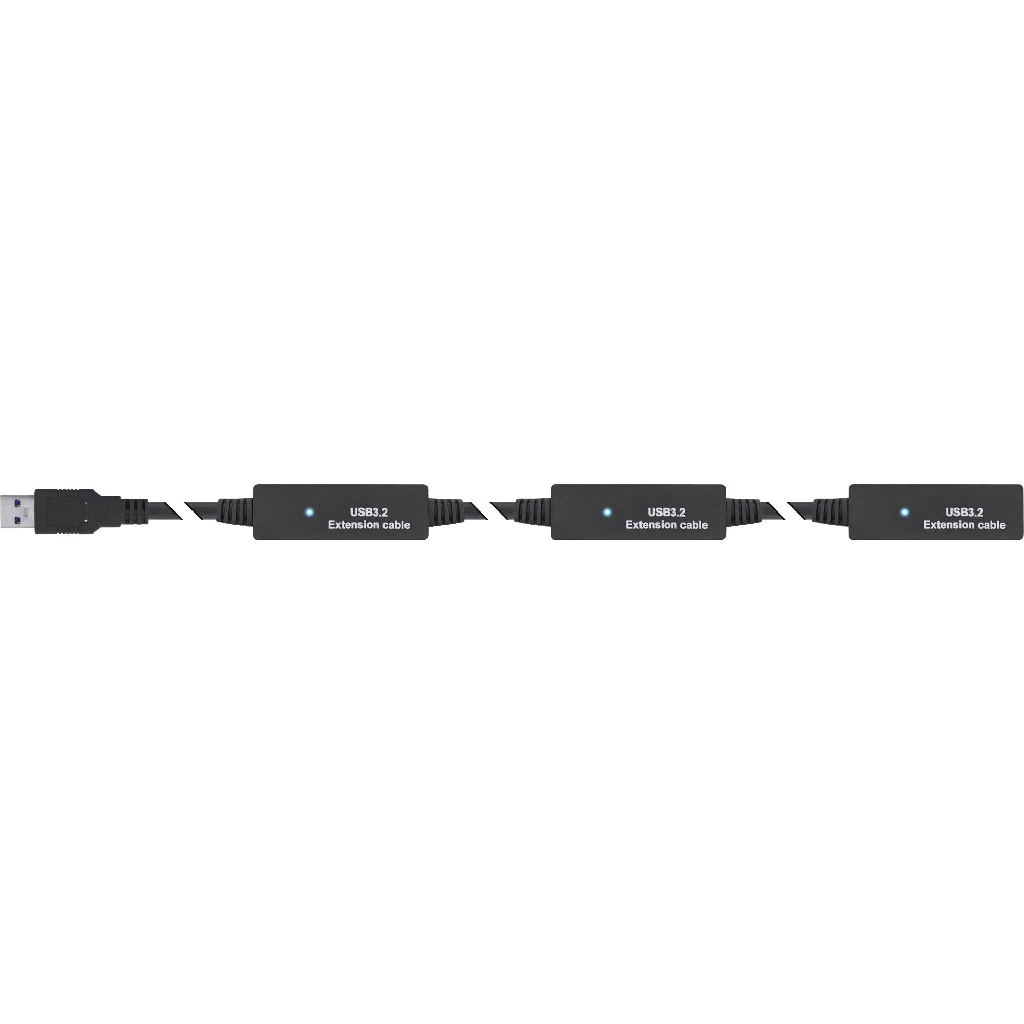 Estensione attiva USB 3.2 Gen.1 - Da spina USB-A a presa USB-C - 10 m