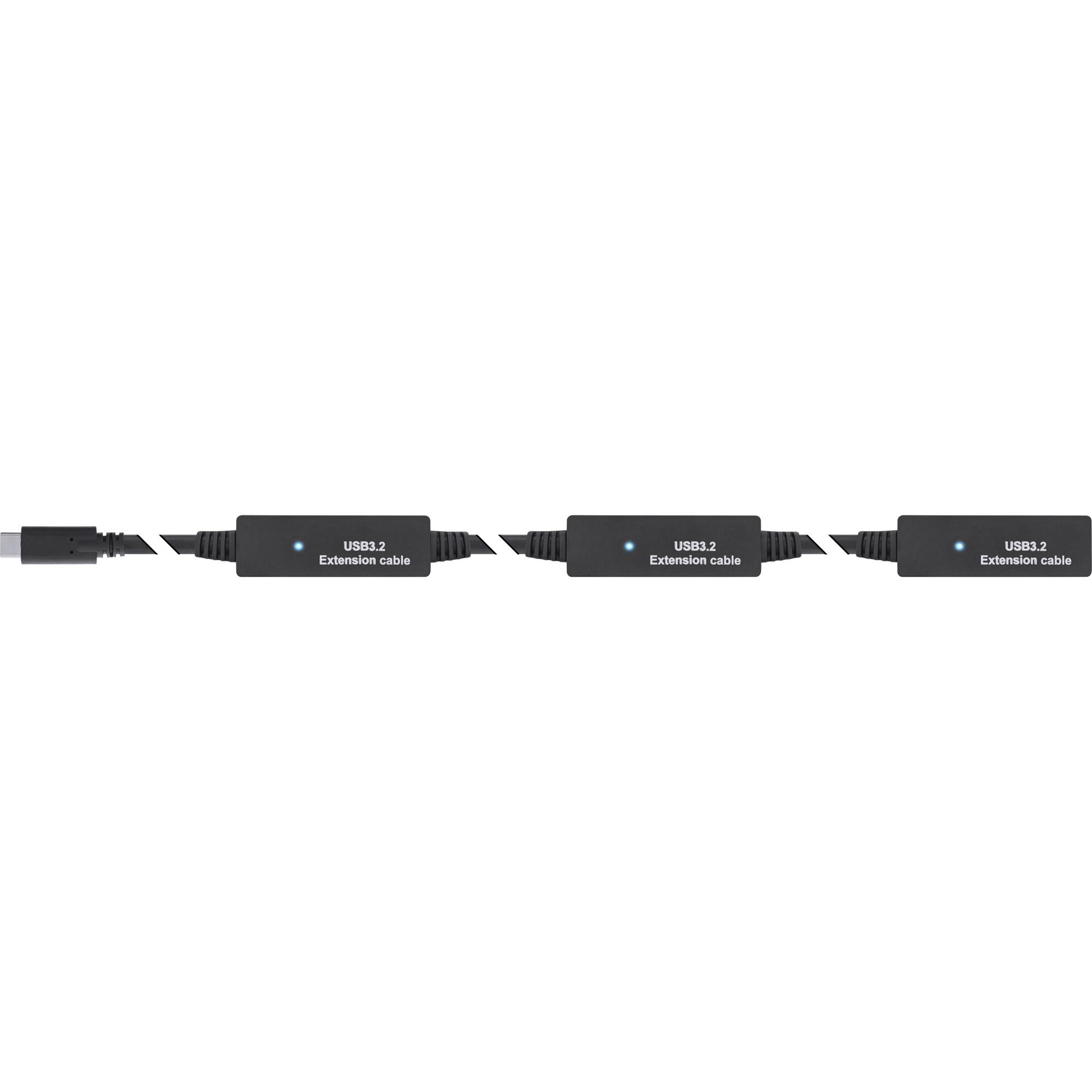 Estensione attiva USB 3.2 Gen.1 - Da spina USB-C a presa USB-A - 10 m